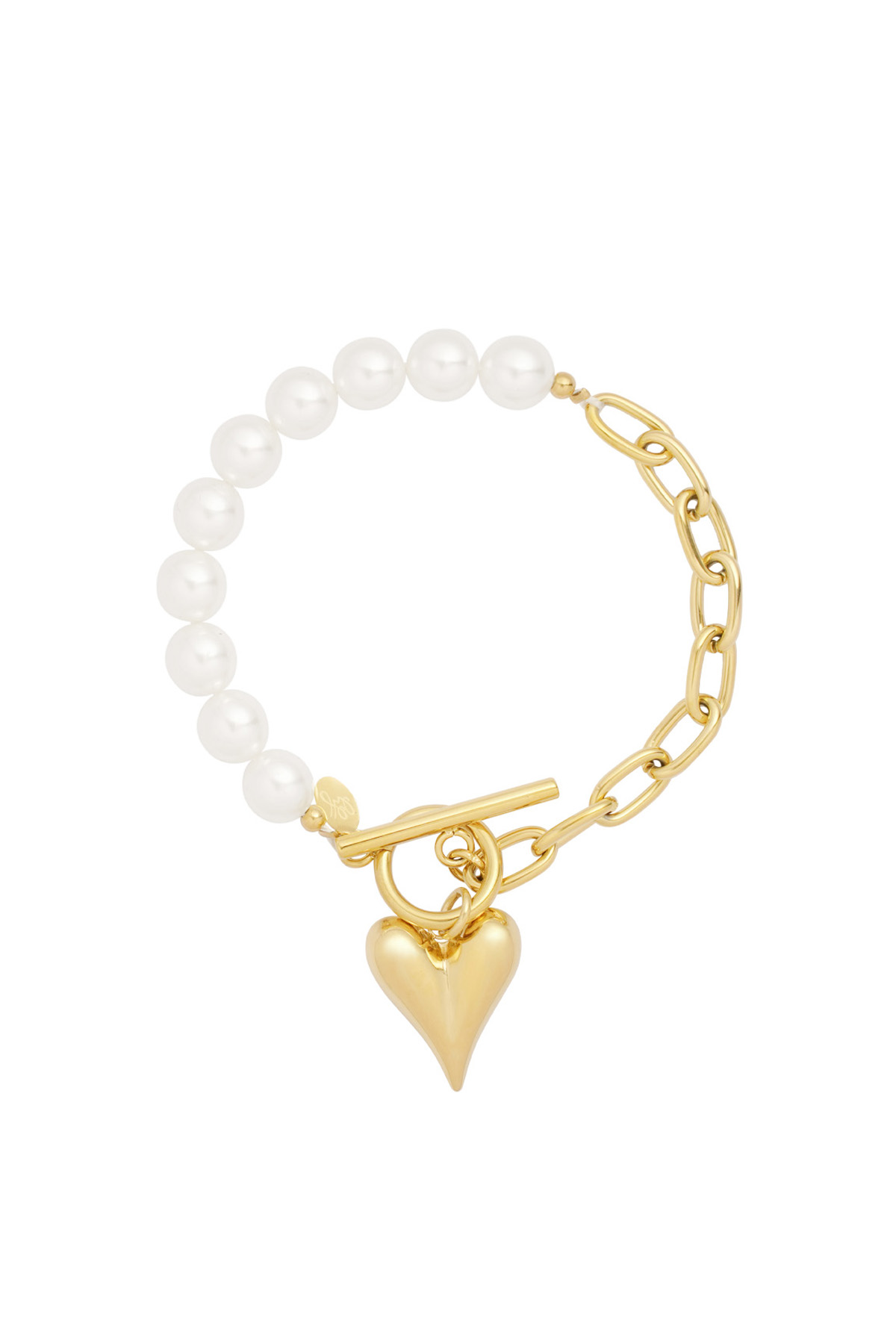 Double love bracelet - gold  h5 