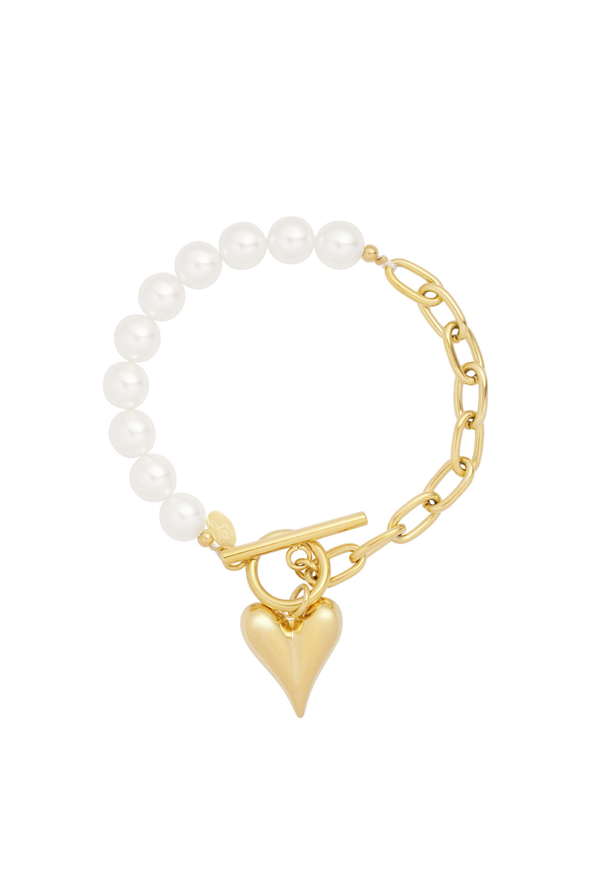 Bracciale doppio amore - oro  h5 