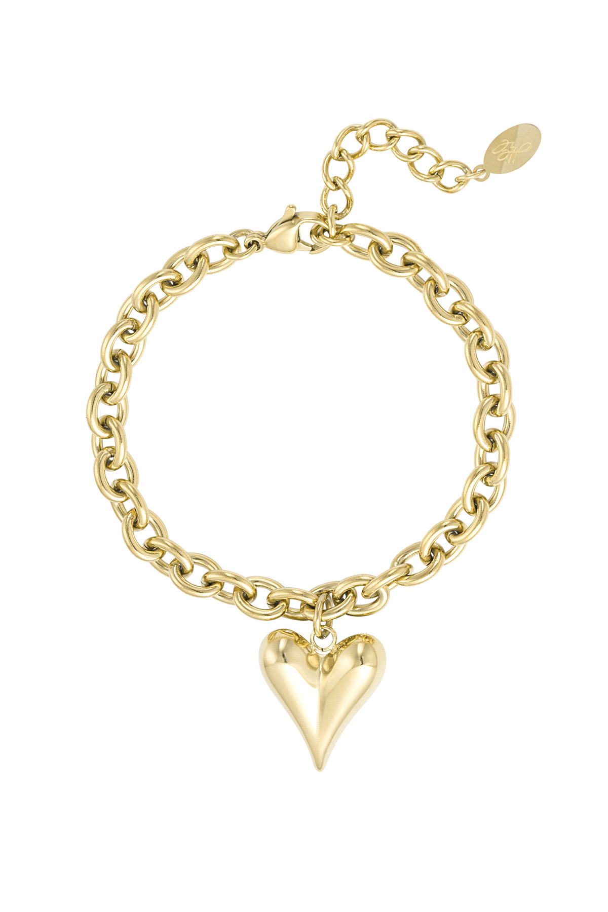 Bracelet love rules - Gold color 2