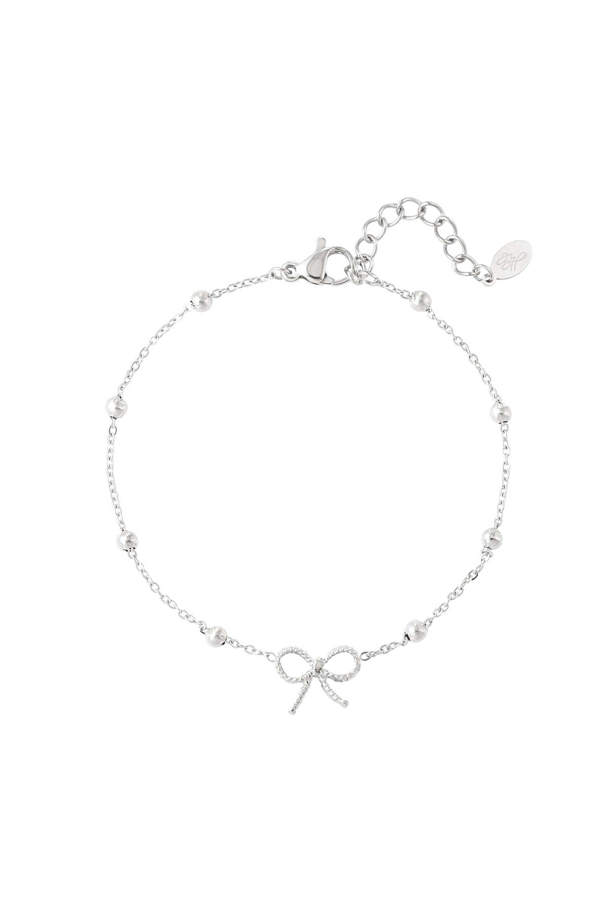 Bracelet bow basic - silver