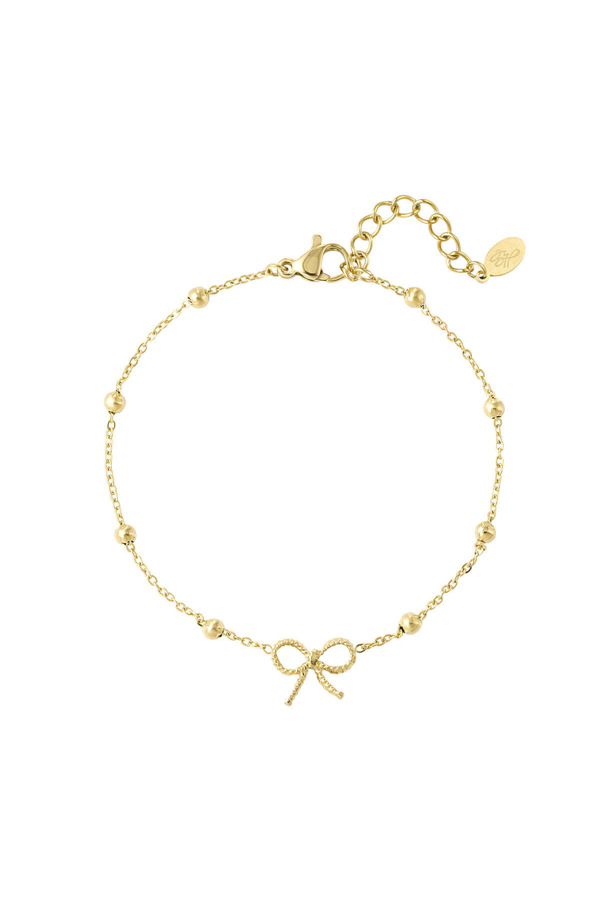 Bracelet bow basic - Gold color 2