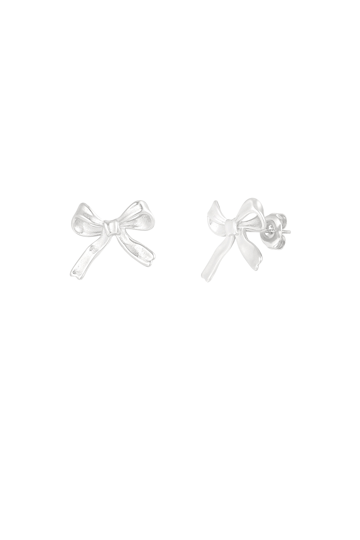 Earrings must have bow - silver h5 