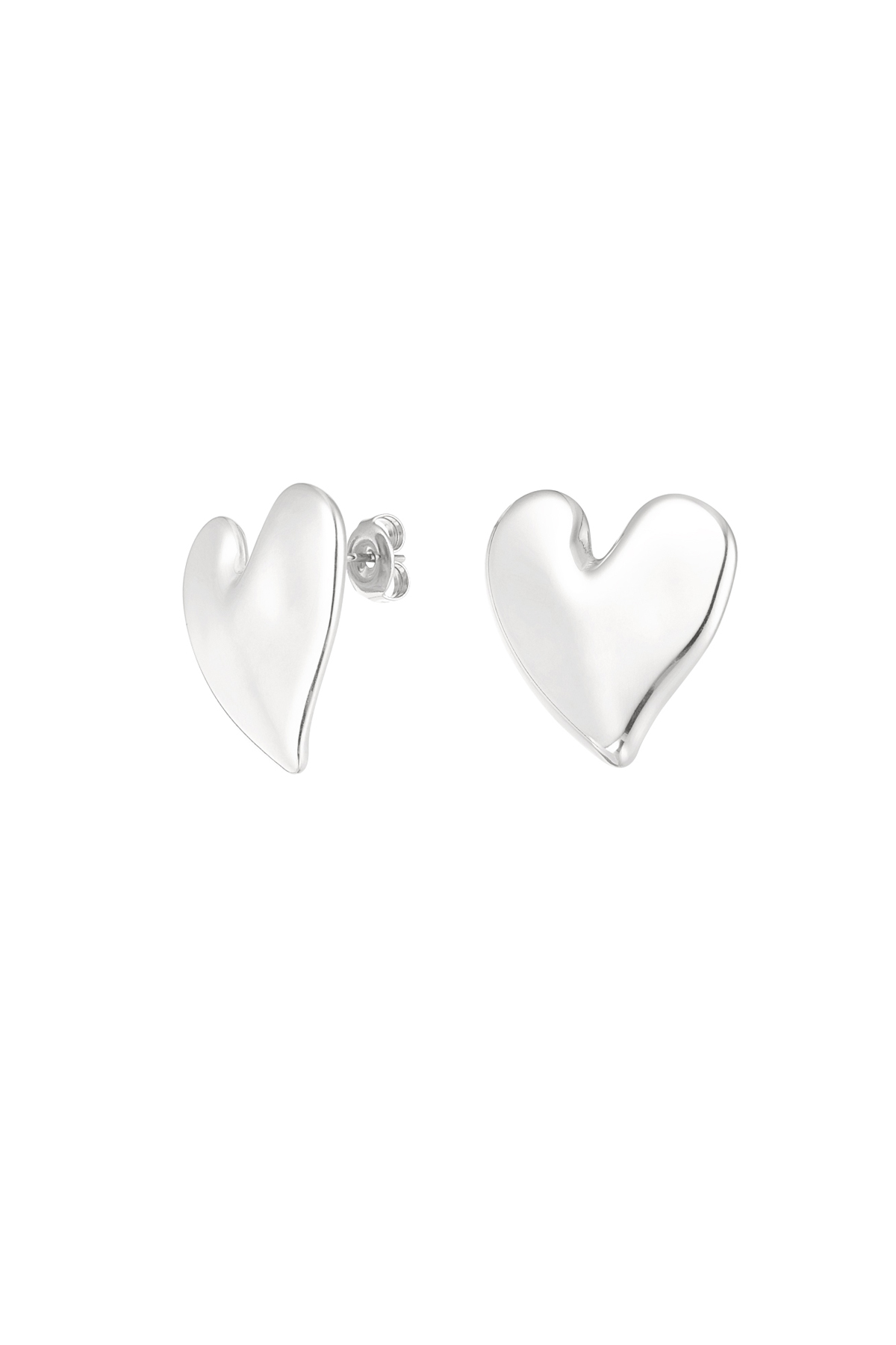 Earrings love first - silver