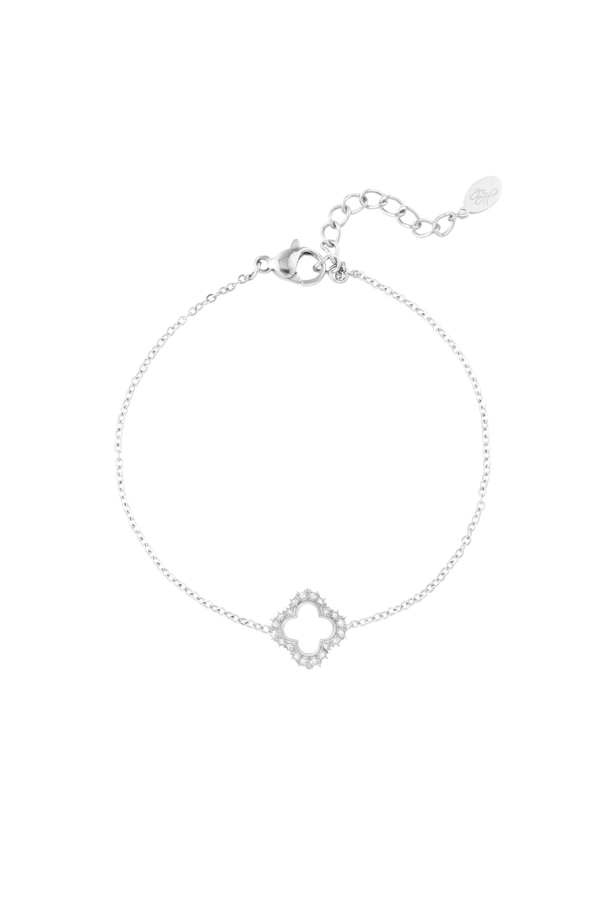 Lucky diamond bracelet - Silver Color color