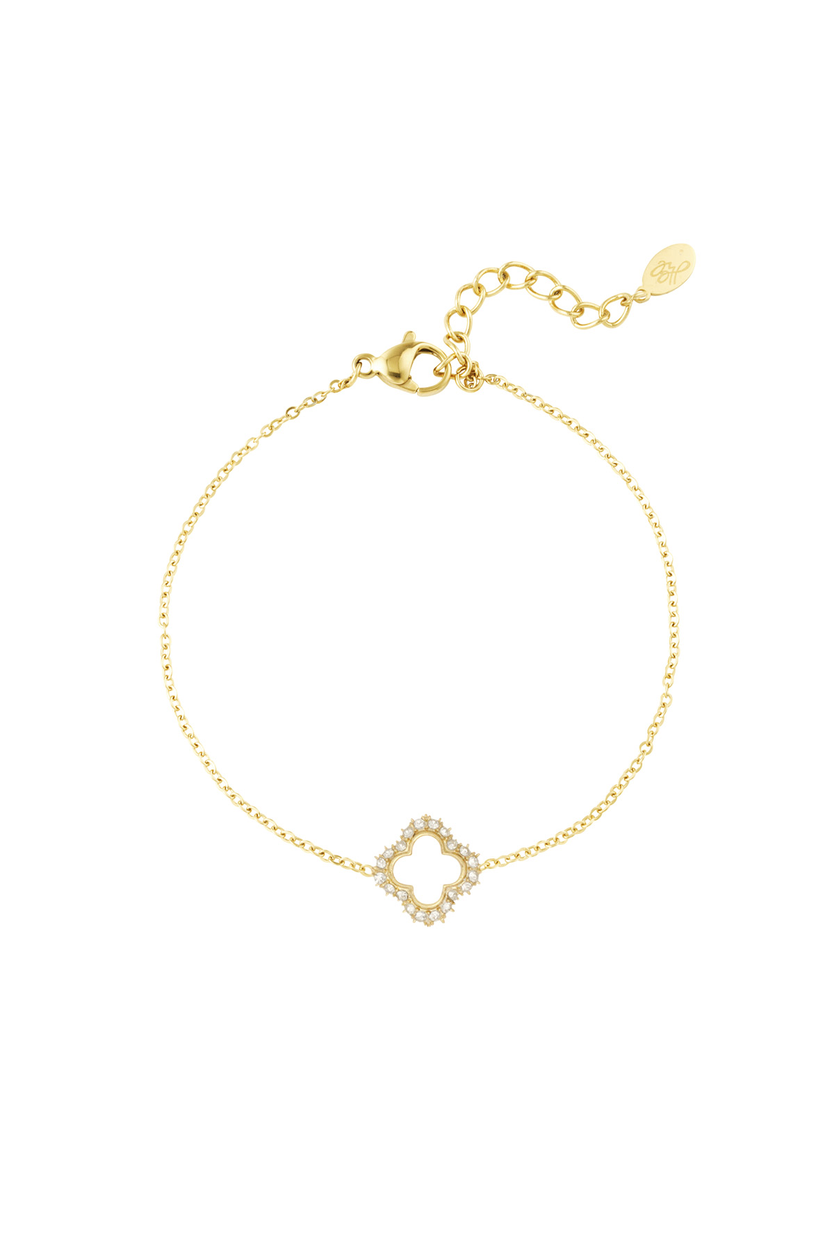 Bracelet porte-bonheur diamant - or 