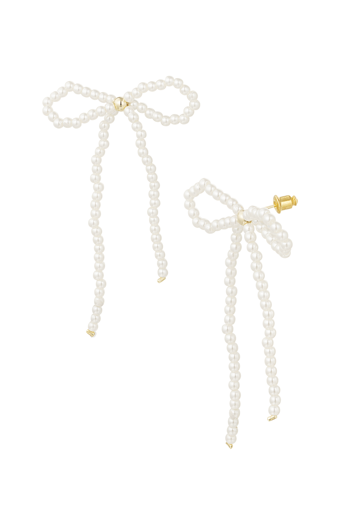 Pearl bow earrings  2