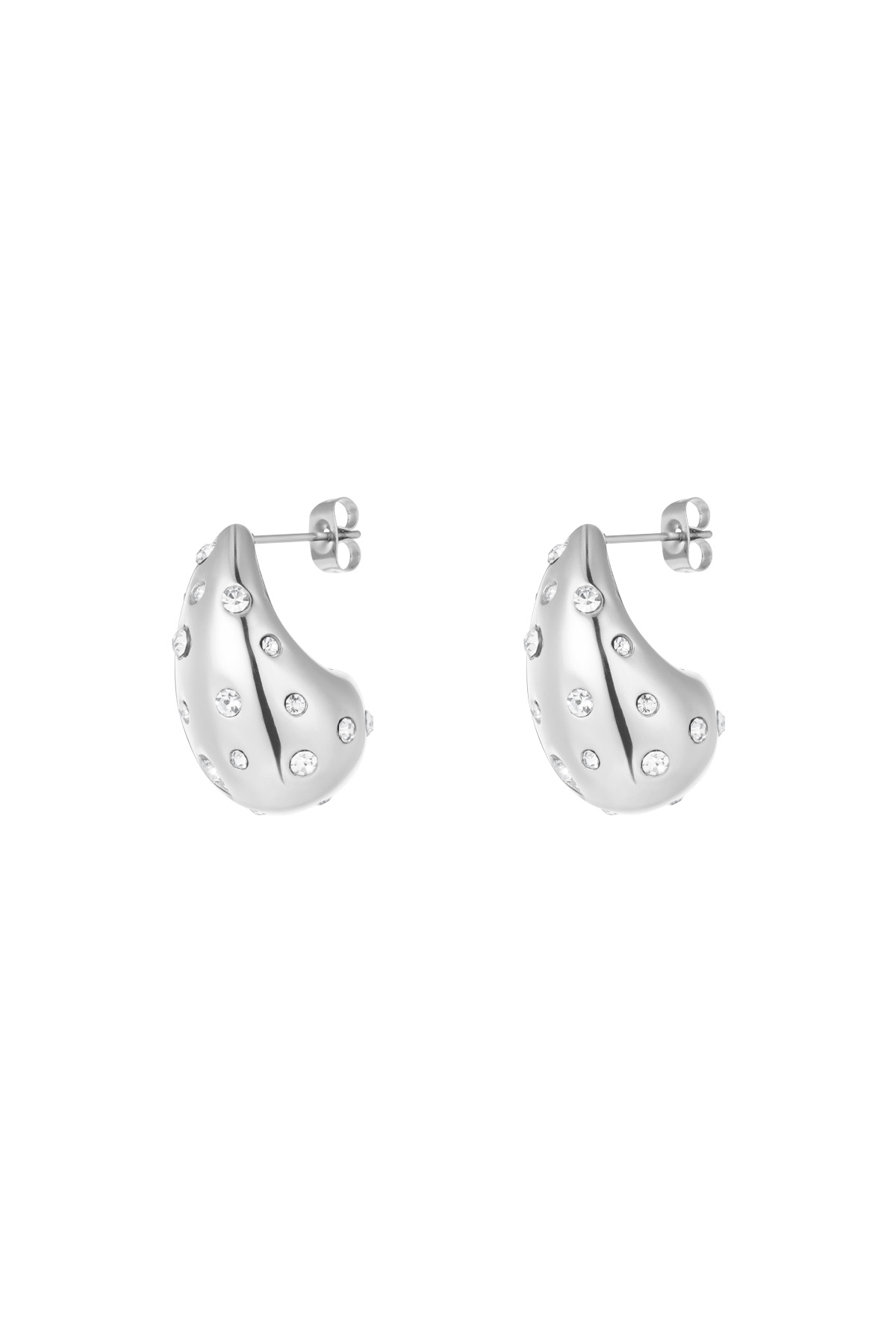 Drop earrings dazzling days - silver 