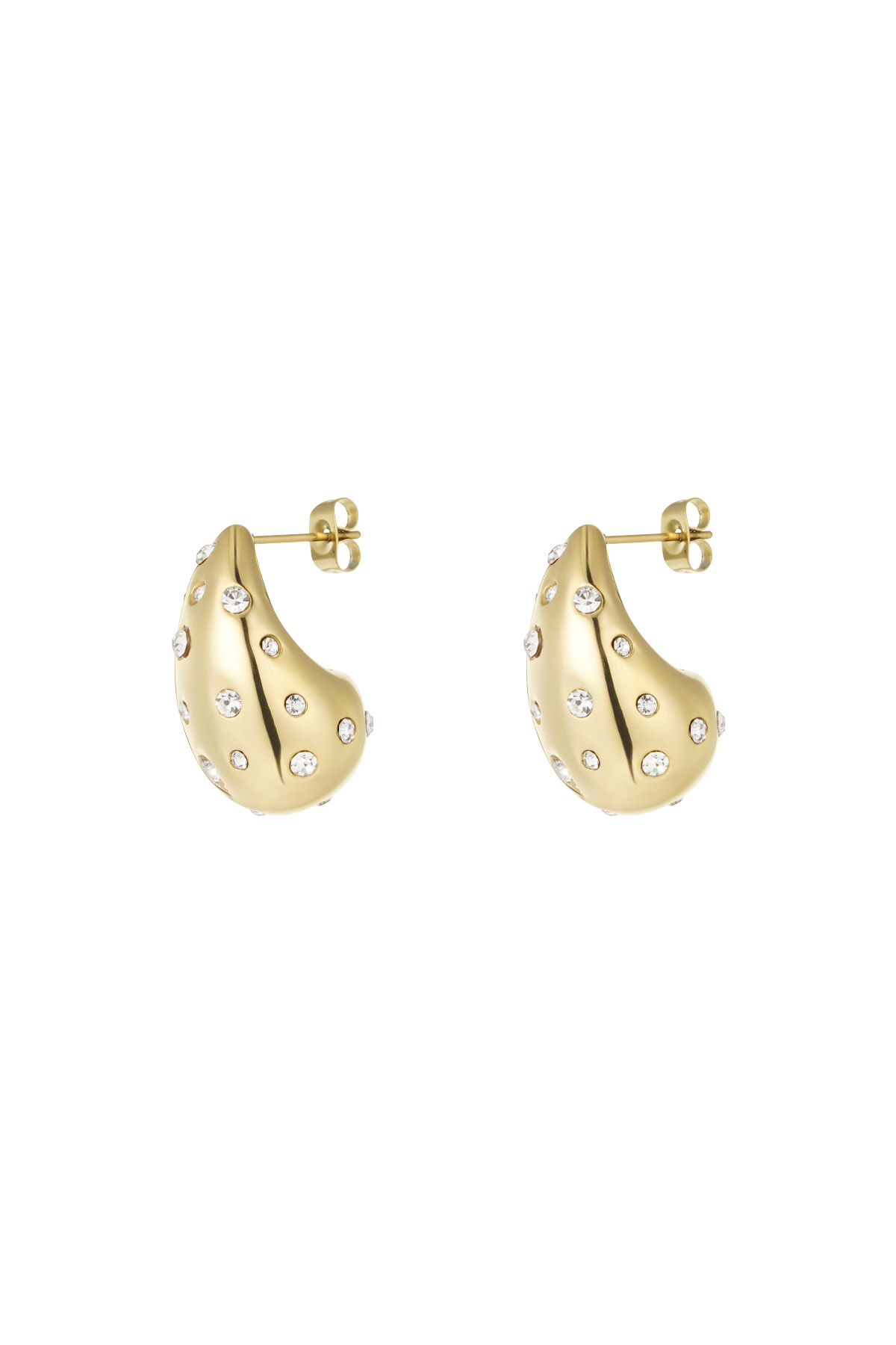 Drop earrings dazzling days - gold
