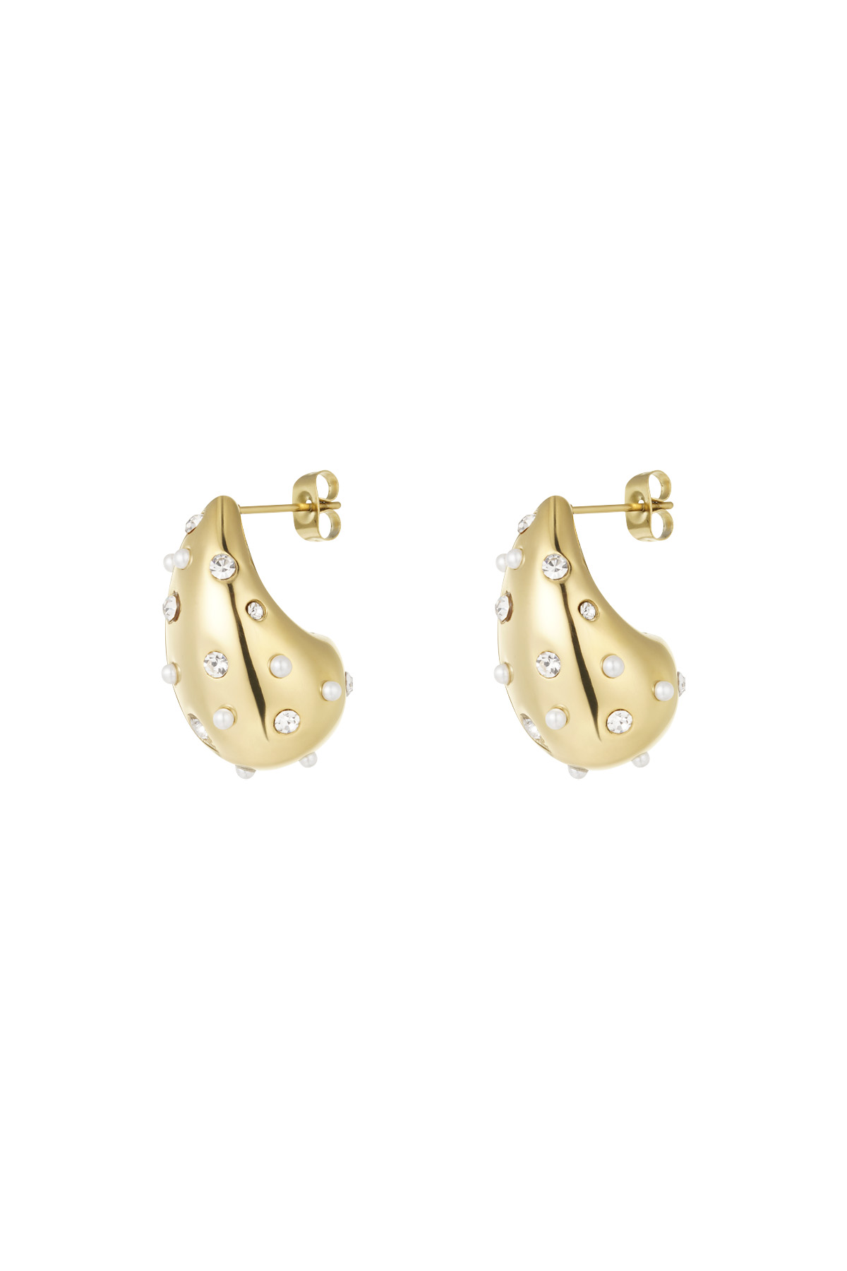 Drop earrings spice it up - gold h5 