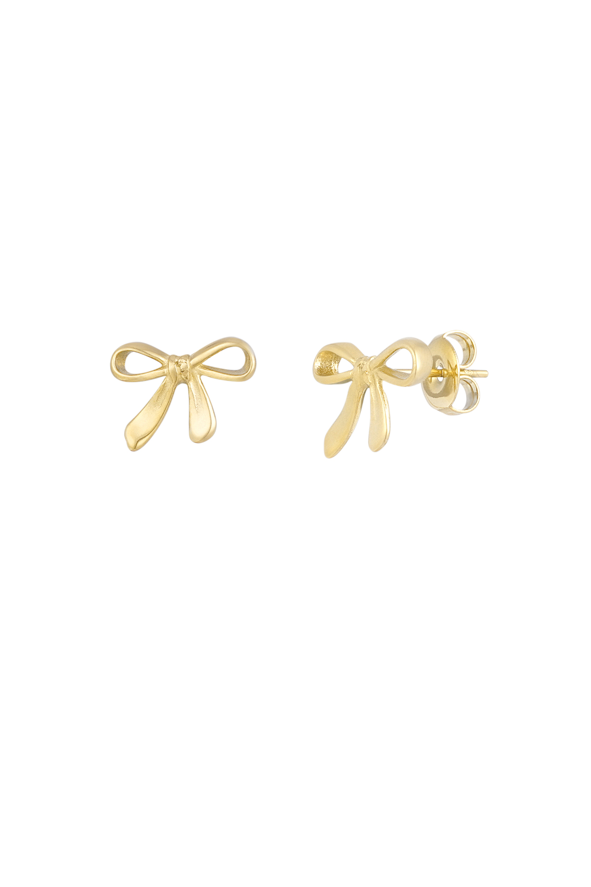 Earrings bows dream - Gold color 2