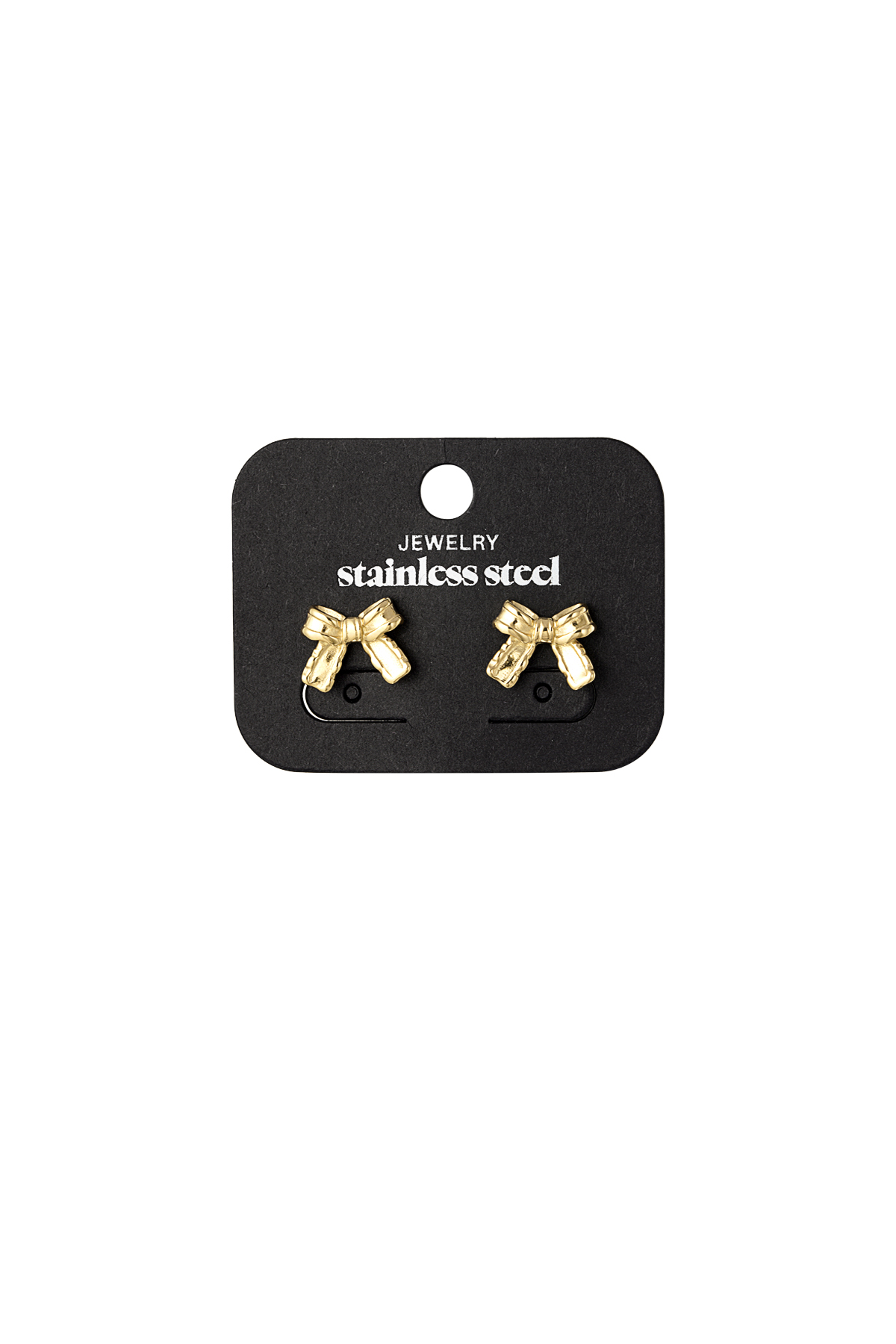 Earrings baby boo bow - black h5 Picture3