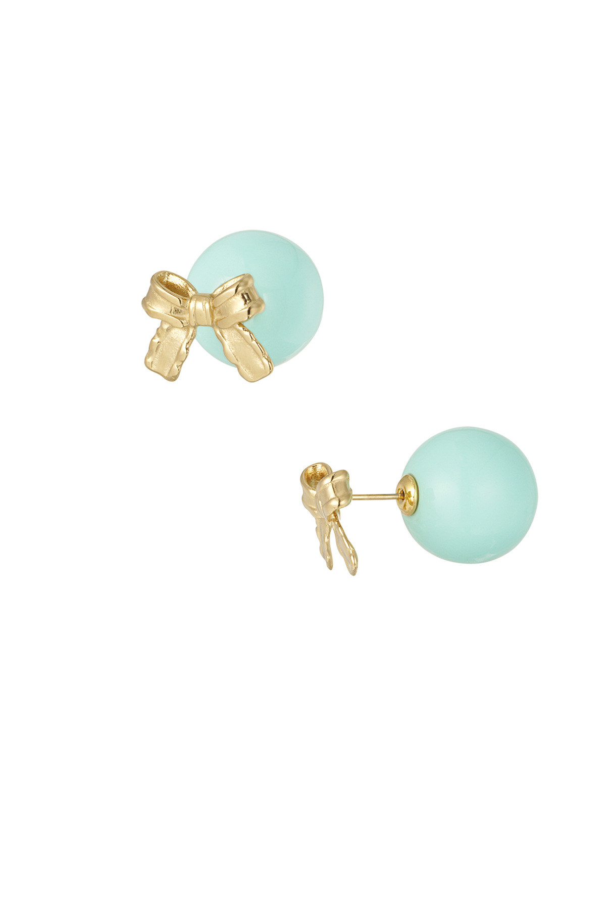 Boucles d'oreilles baby boo bow - bleu h5 