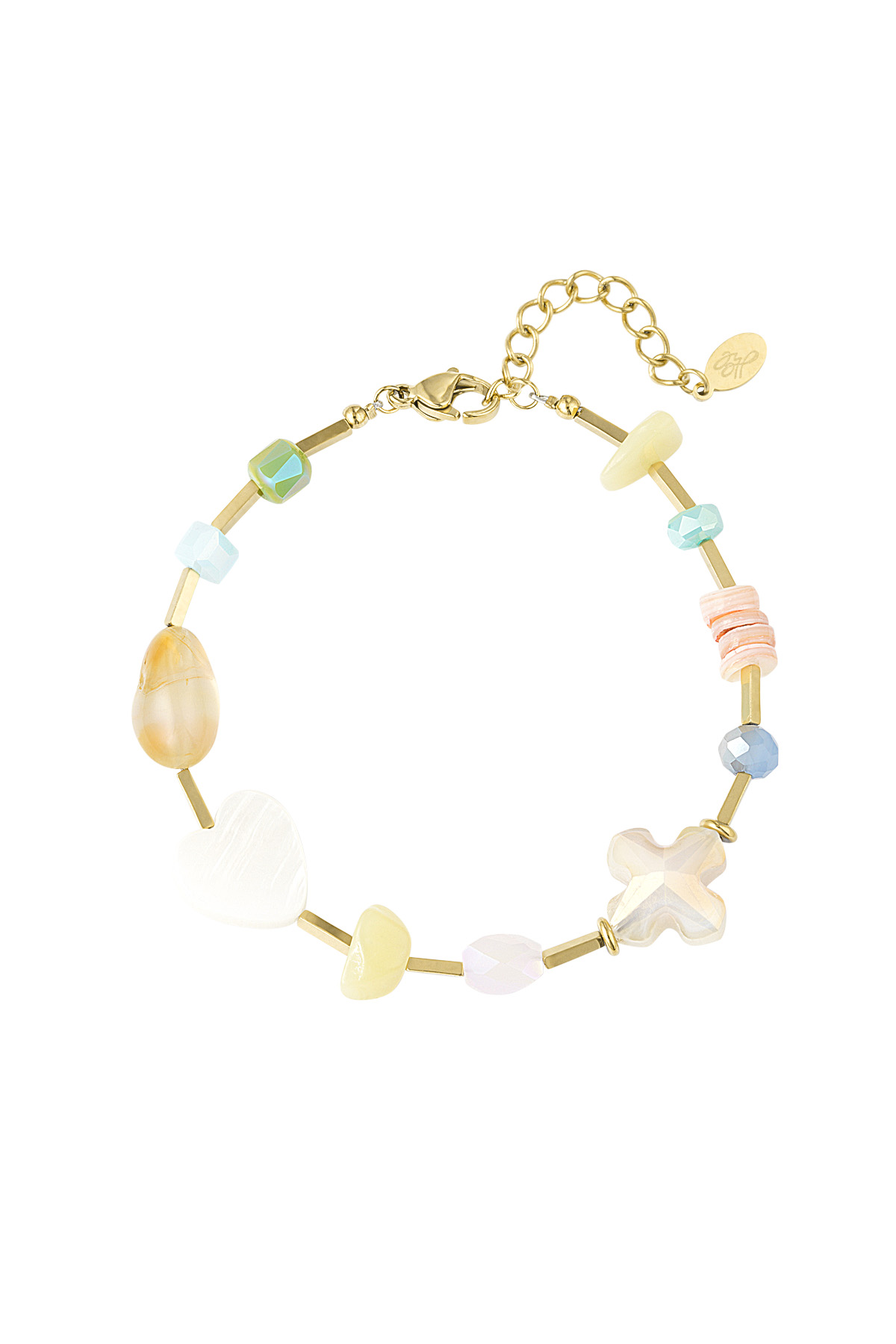 Bracelet de perles miracle vintage - multi h5 