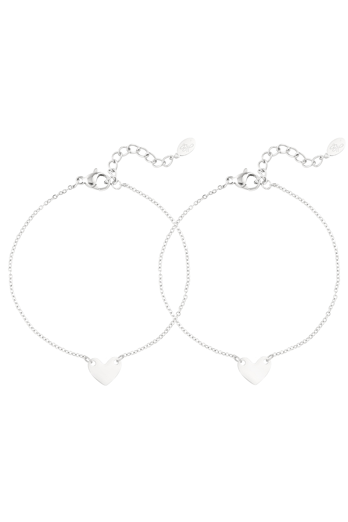 Bracelet enduring affection - silver h5 