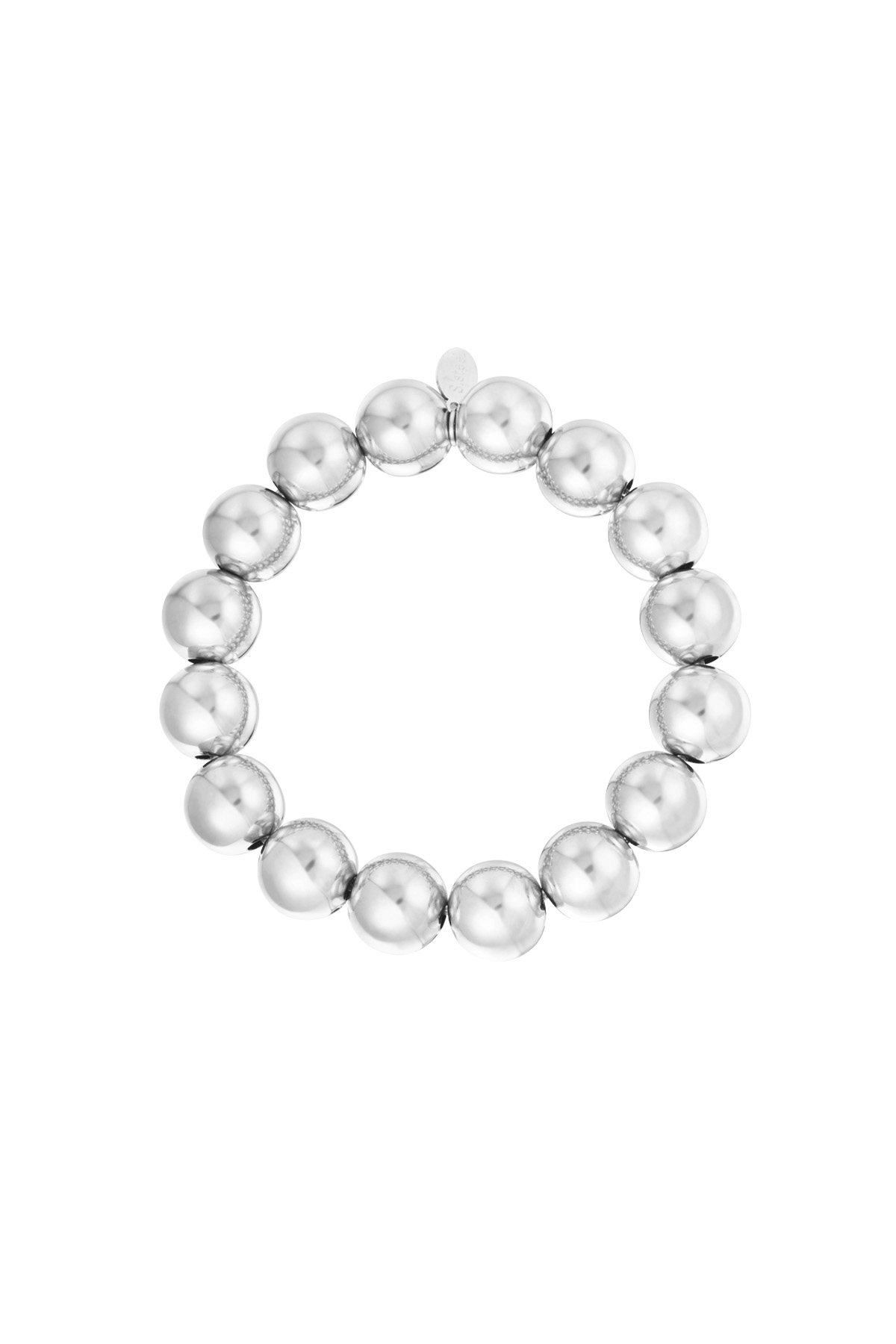 Pulsera grande tipo negrita - plata h5 