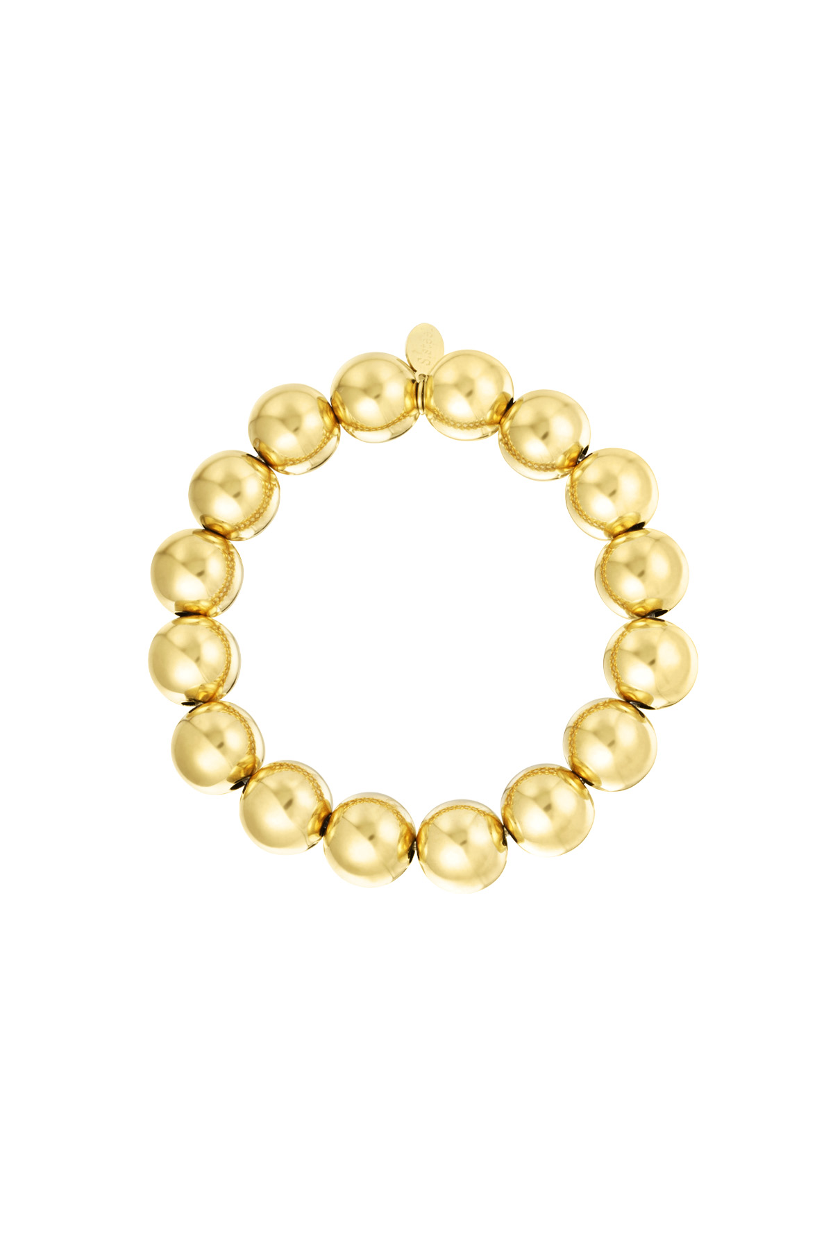 Bracelet big bold type - gold h5 