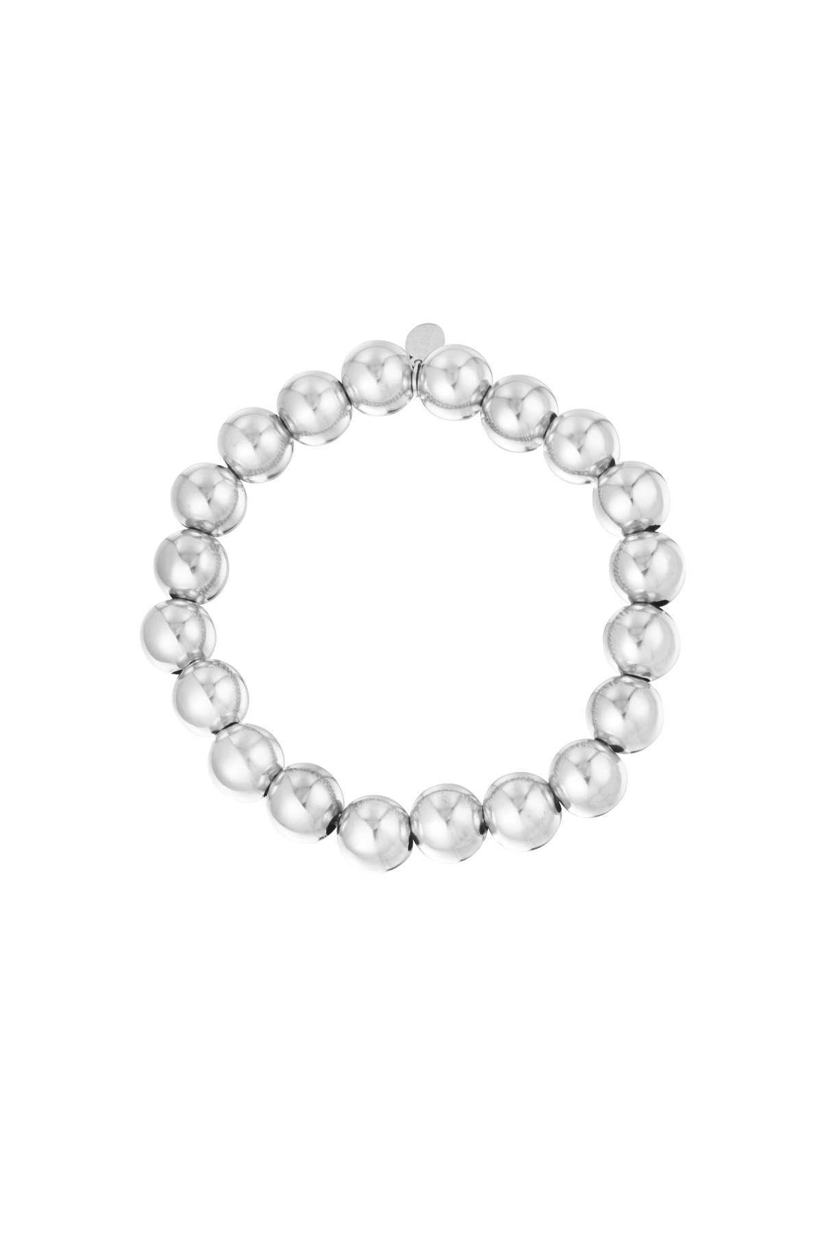 Pulsera tipo negrita mediana - plata h5 