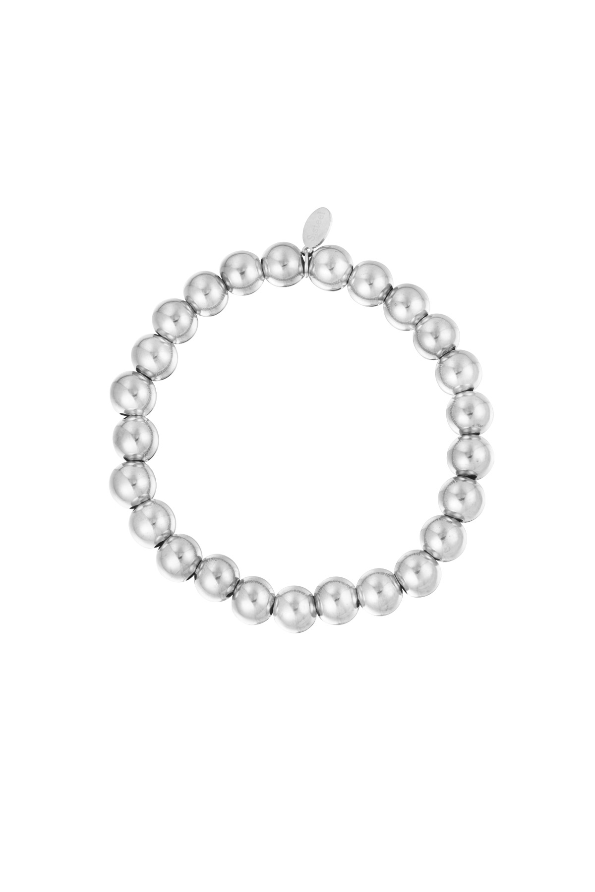 Pulsera tipo negrita - plata h5 