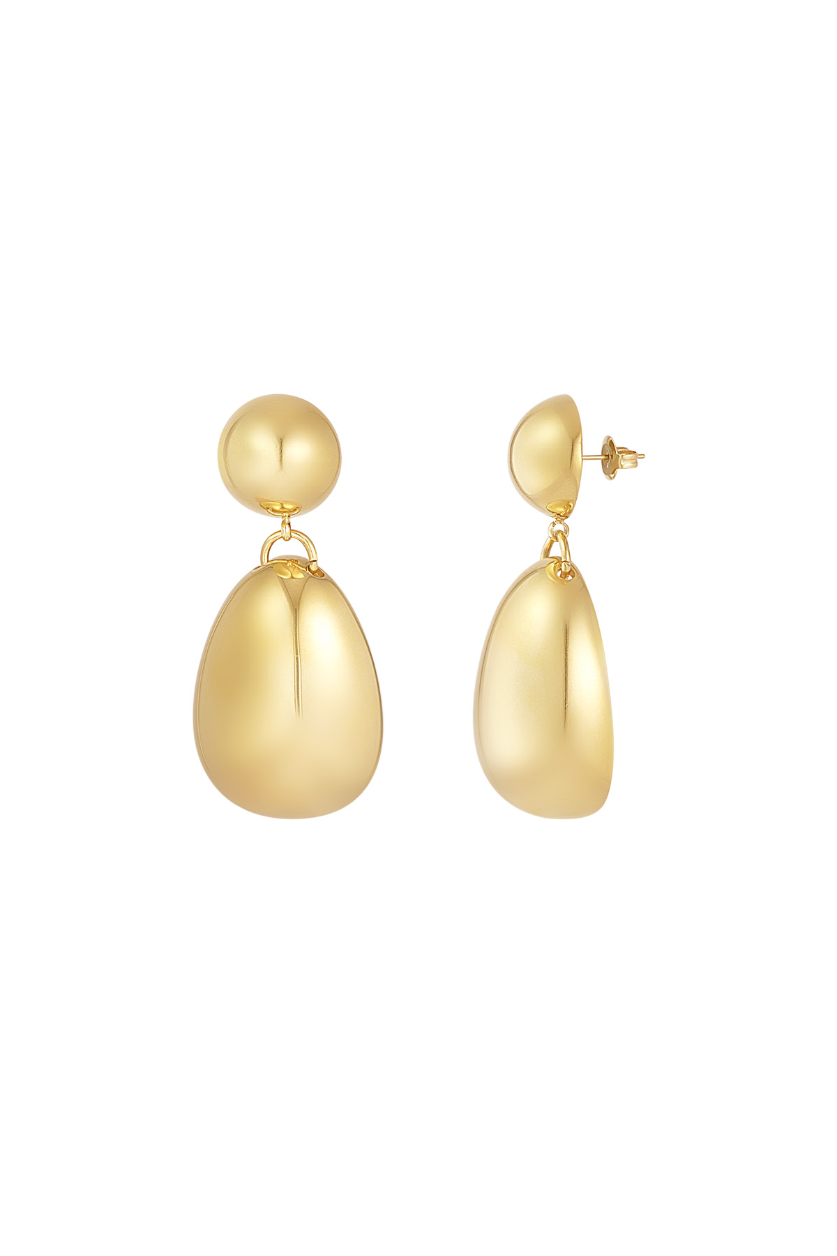 Earrings classic crush - gold
