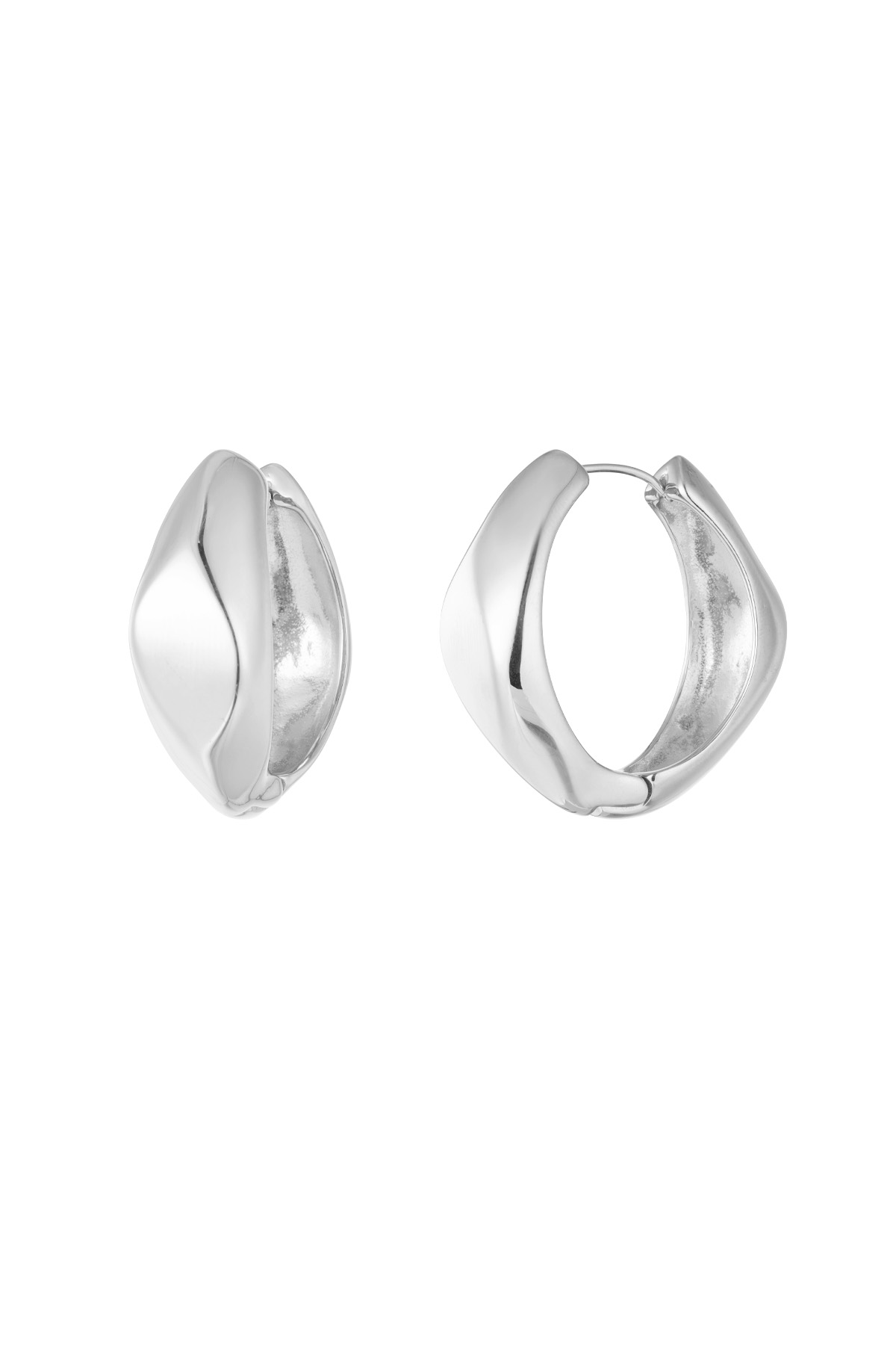 Earrings basic babe - silver h5 