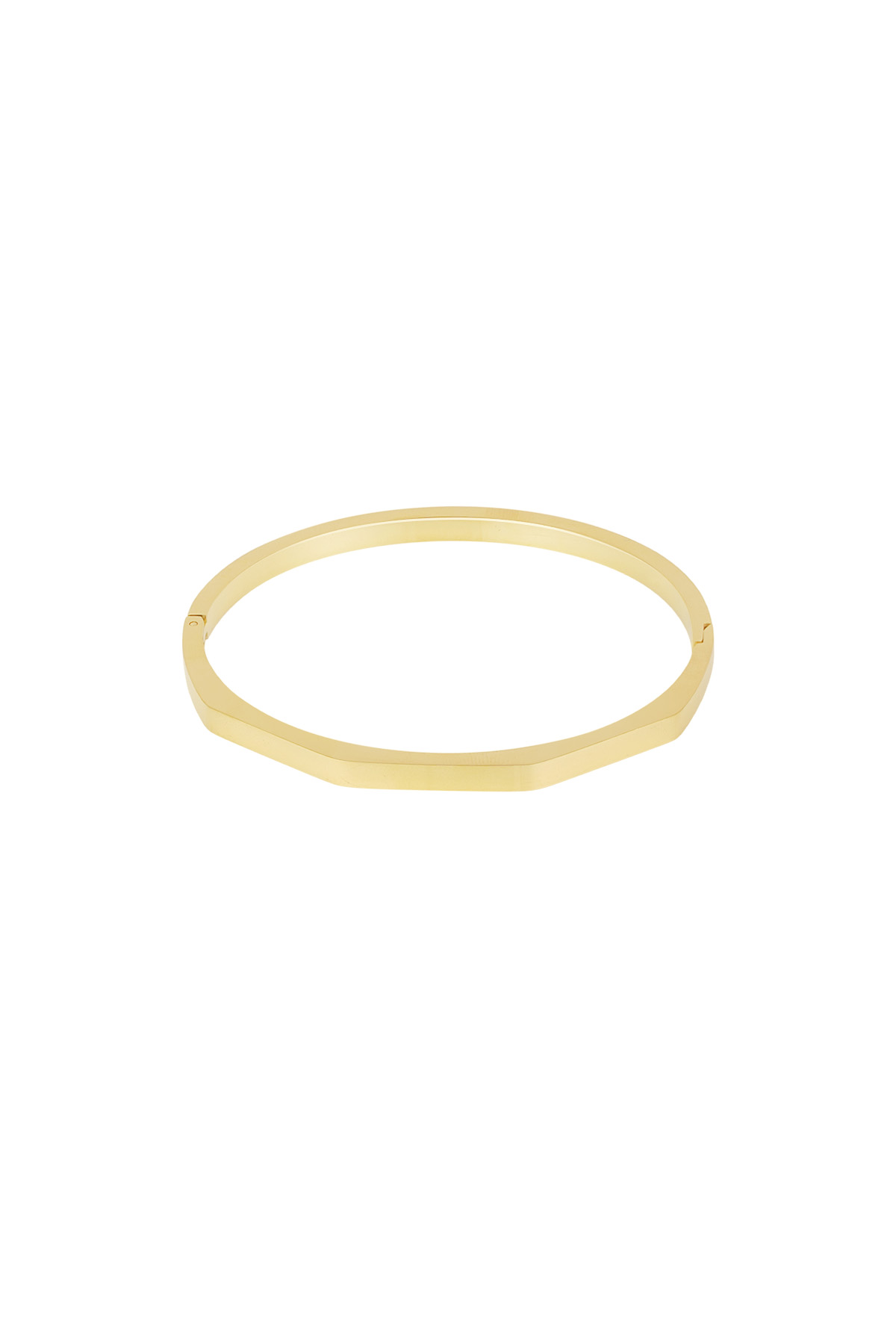 Shaped slave bracelet - gold 