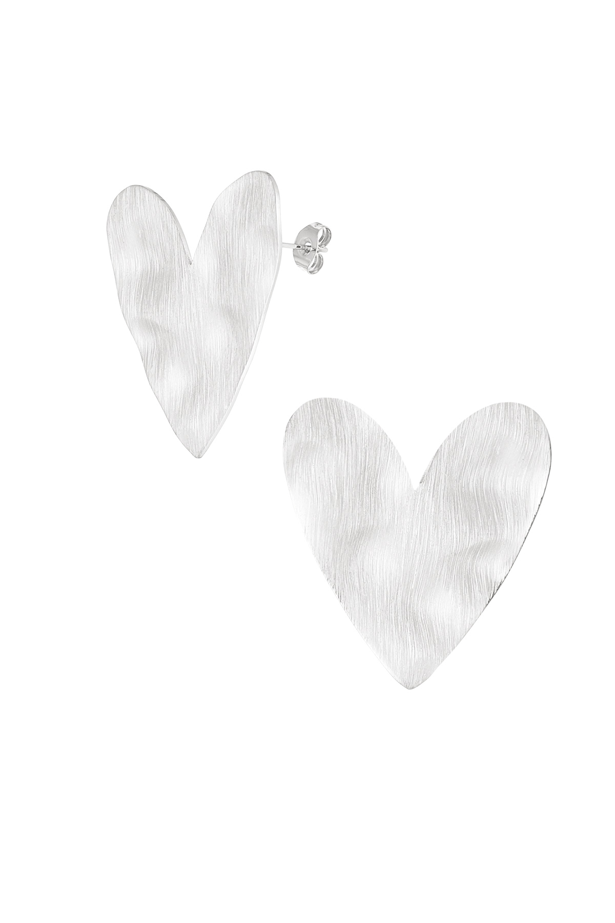 Earrings lovers club - silver h5 