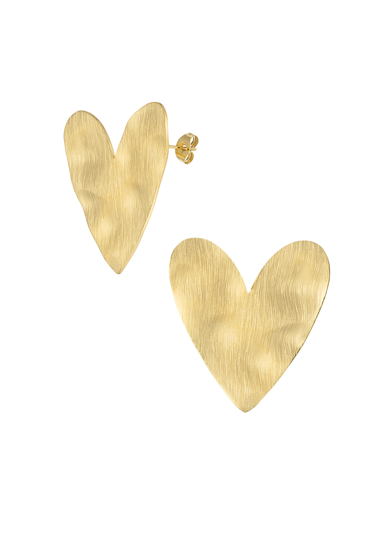 Earrings lovers club - gold 