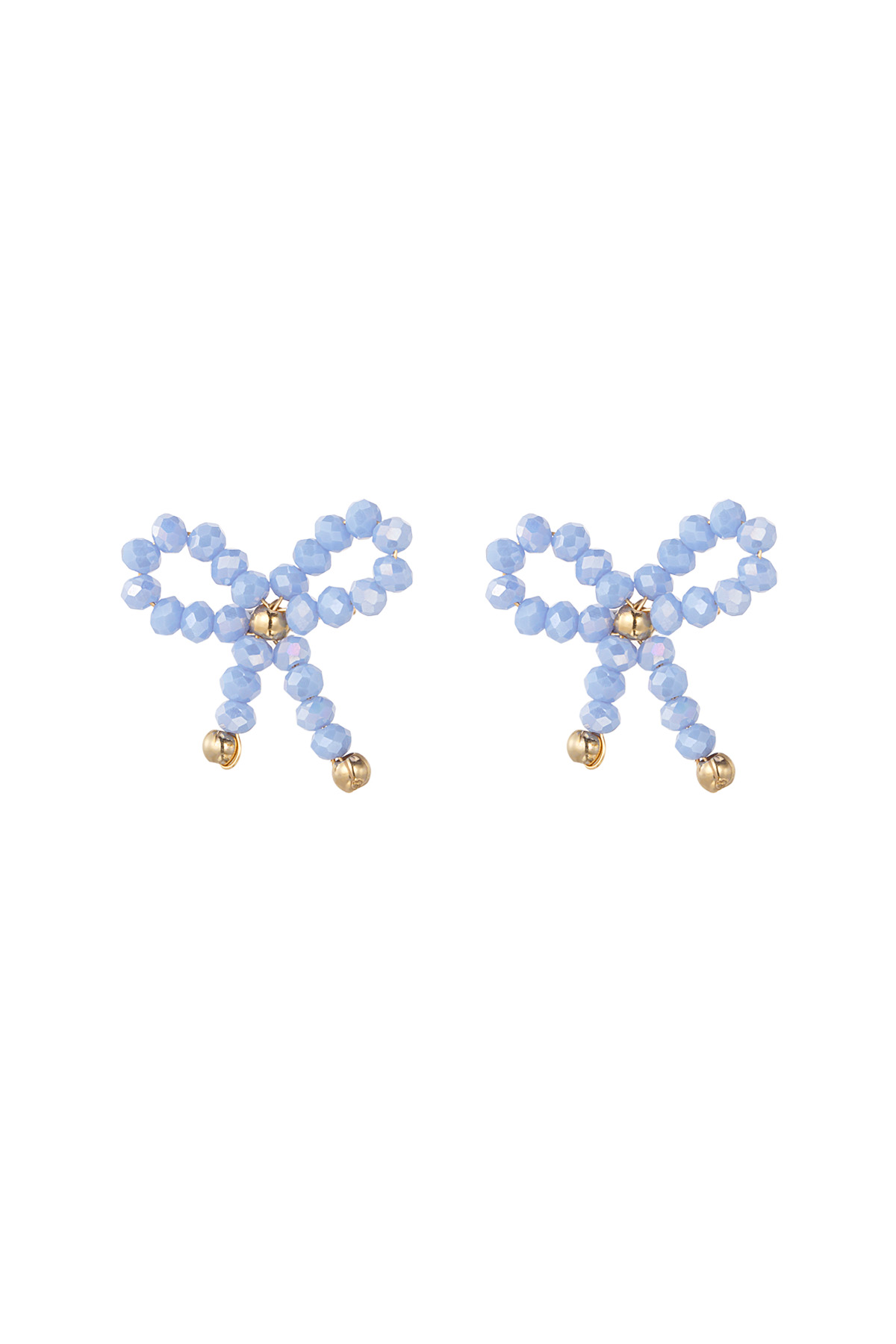 Earrings bow essential - blue h5 