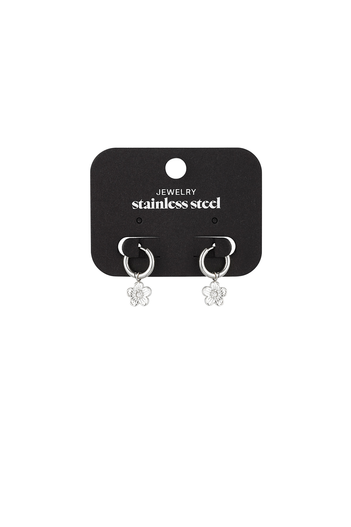 Boucles d'oreilles fiesta fleuries - argent h5 Image3