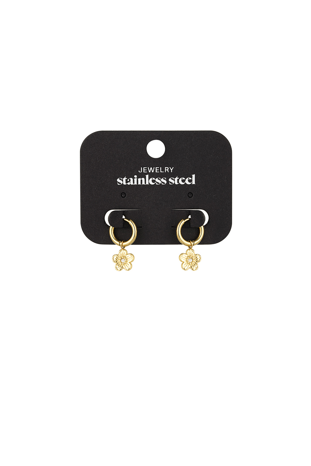 Flower fiesta earrings - gold h5 Picture3