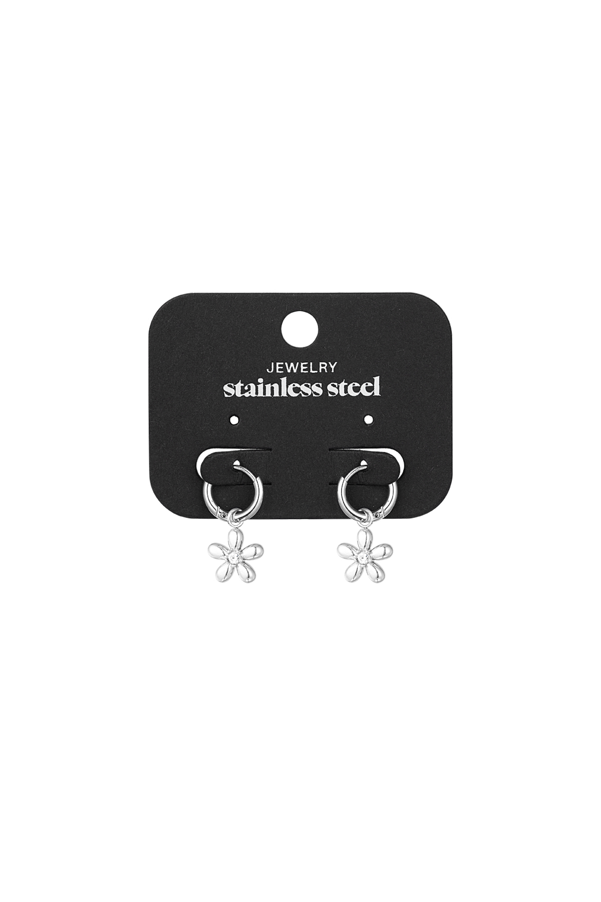 Pendientes margarita doo - plata h5 Imagen3