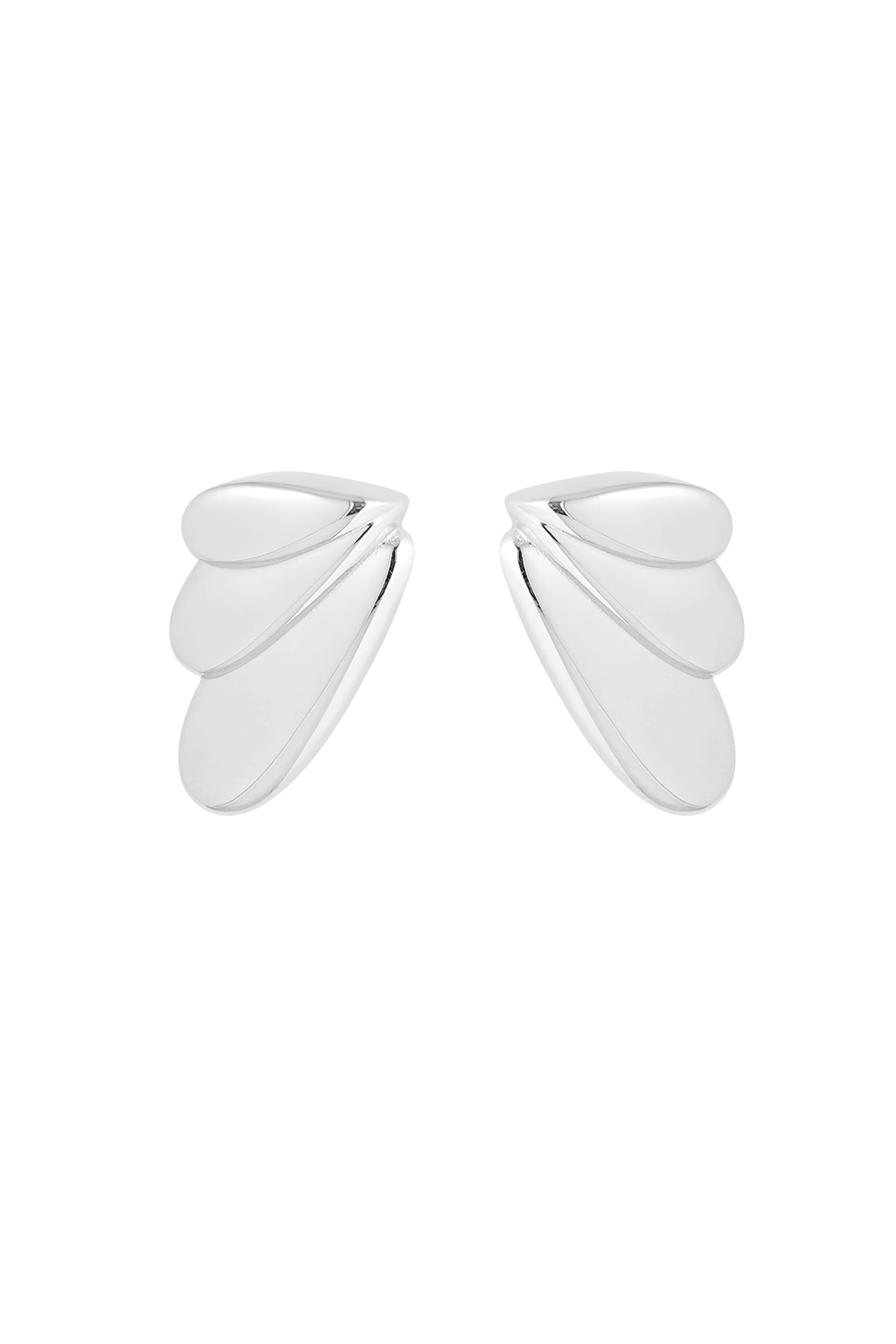 Oorbellen summer wings - zilver h5 