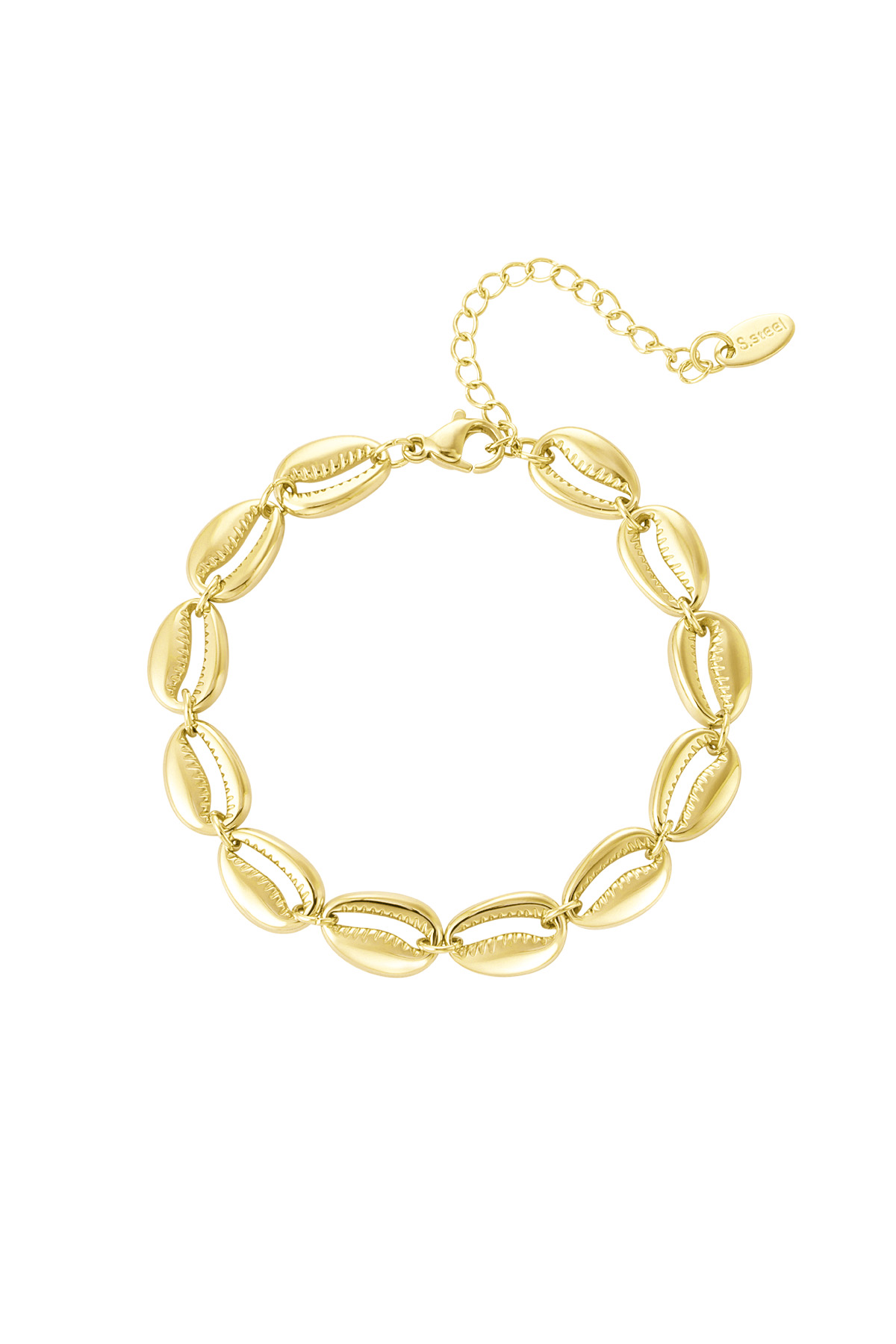 Pulsera de conchas - oro h5 