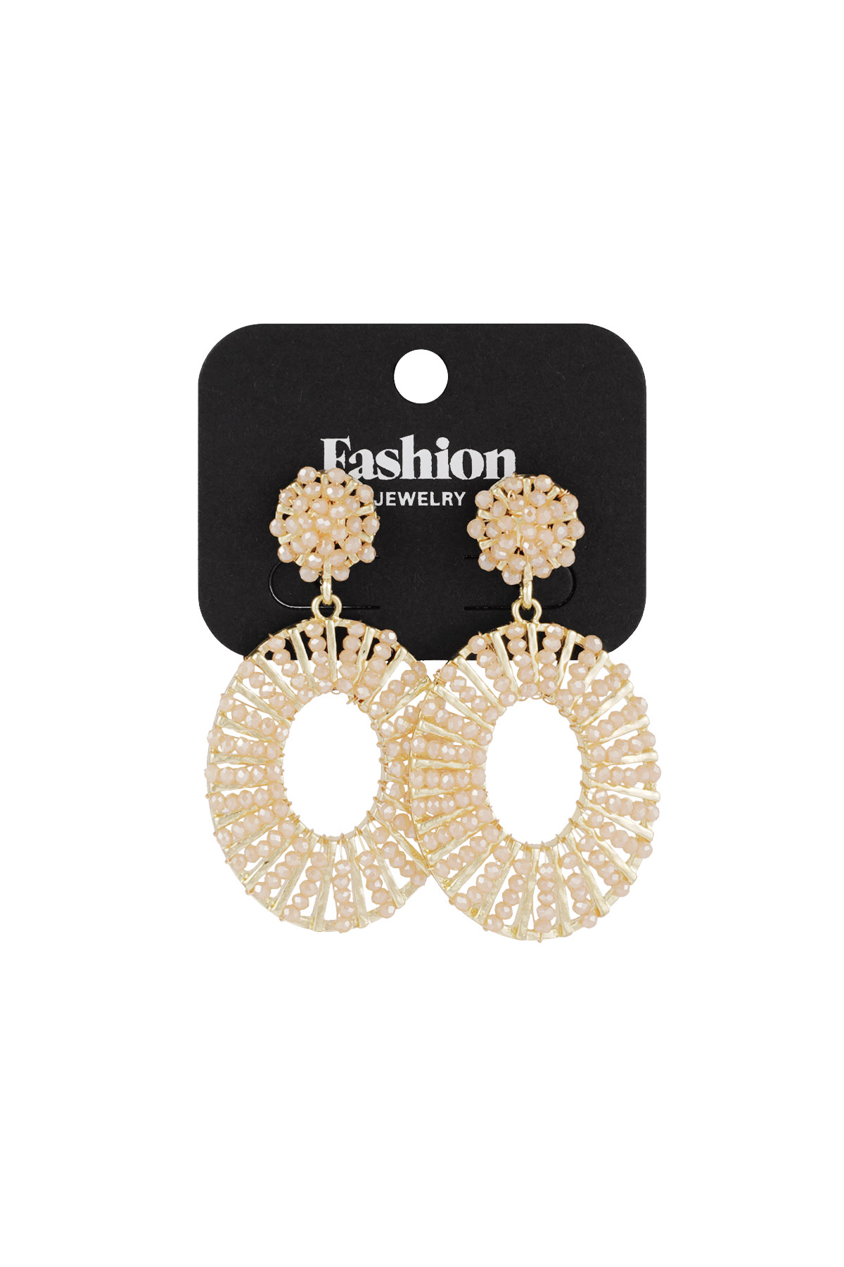 Boucles d'oreilles Bead Bliss - beige h5 Image3