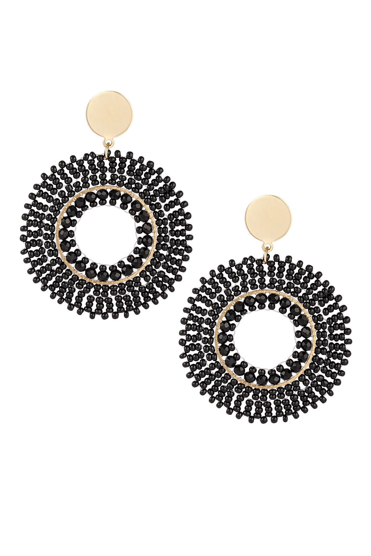 Boucles d'oreilles Summer Bliss - noir h5 