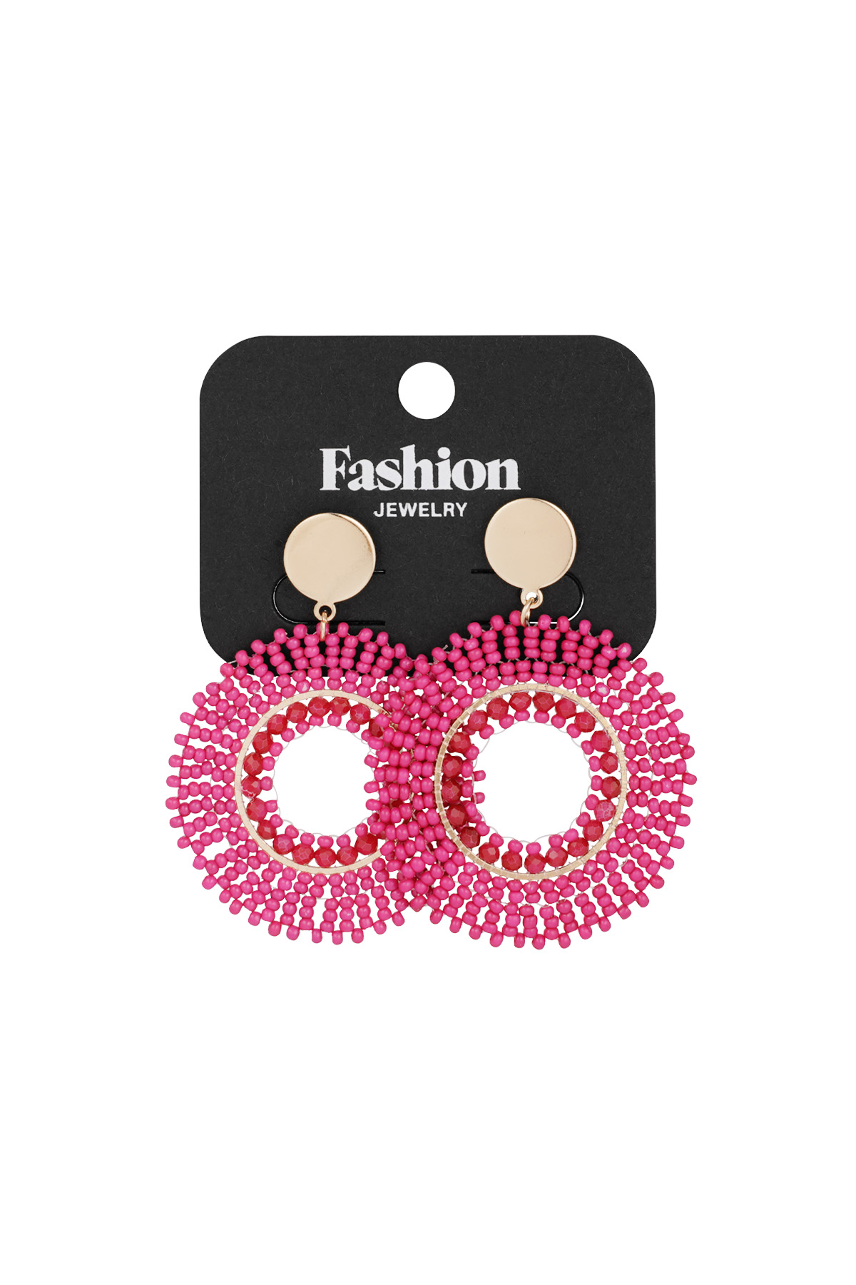 Summer Bliss Earrings - Fuchsia Picture3