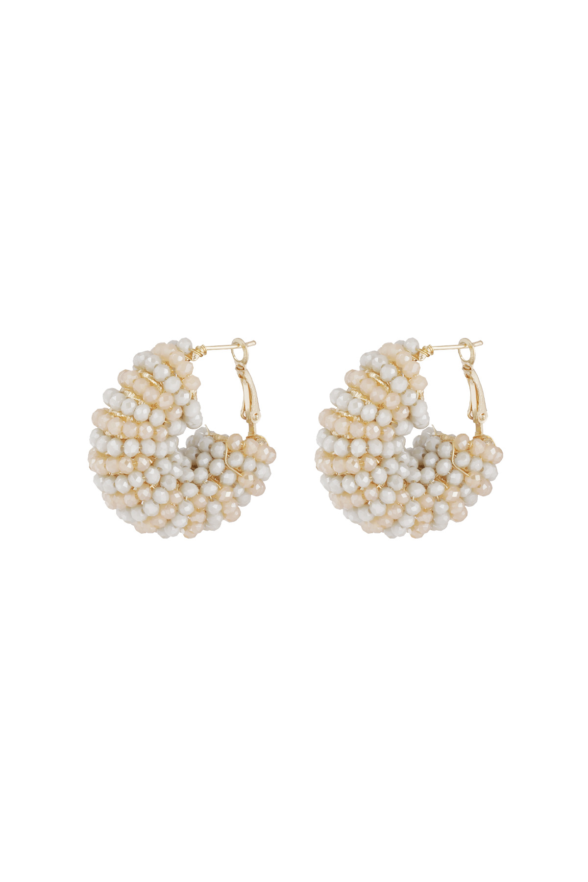 Happy Beads earrings - beige h5 