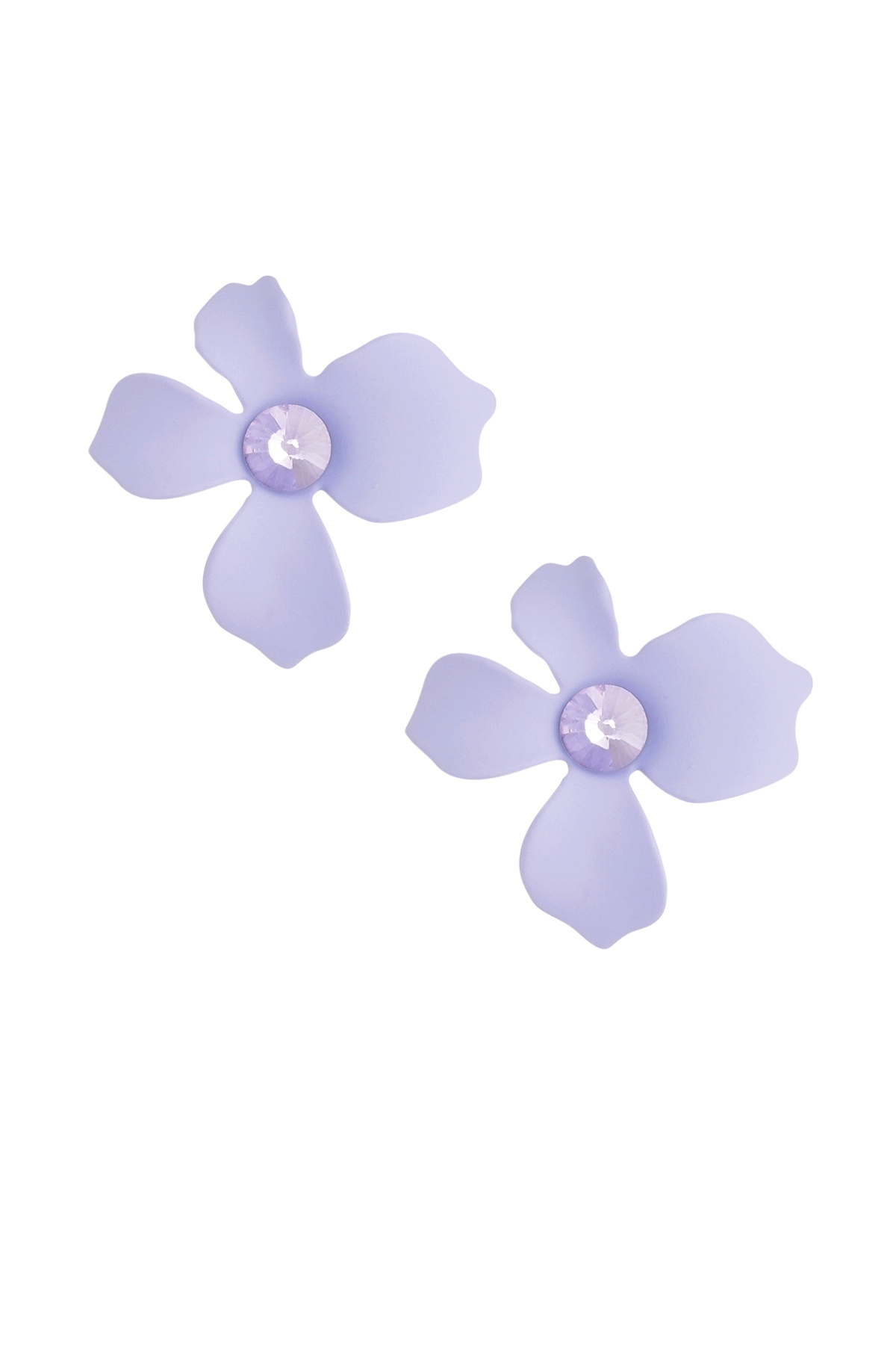 Pendientes de flores de verano - violeta h5 