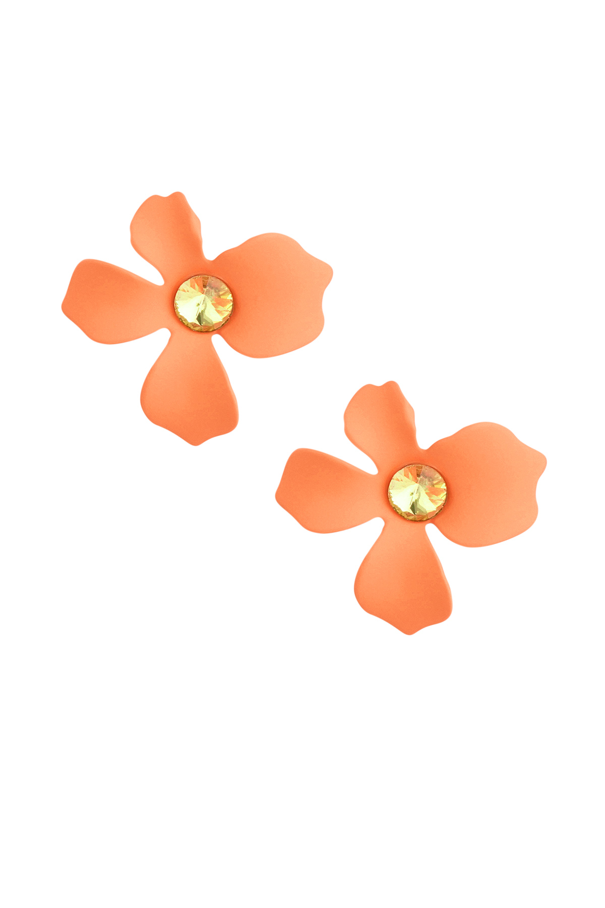 Sommerblumen Ohrringe - orange h5 