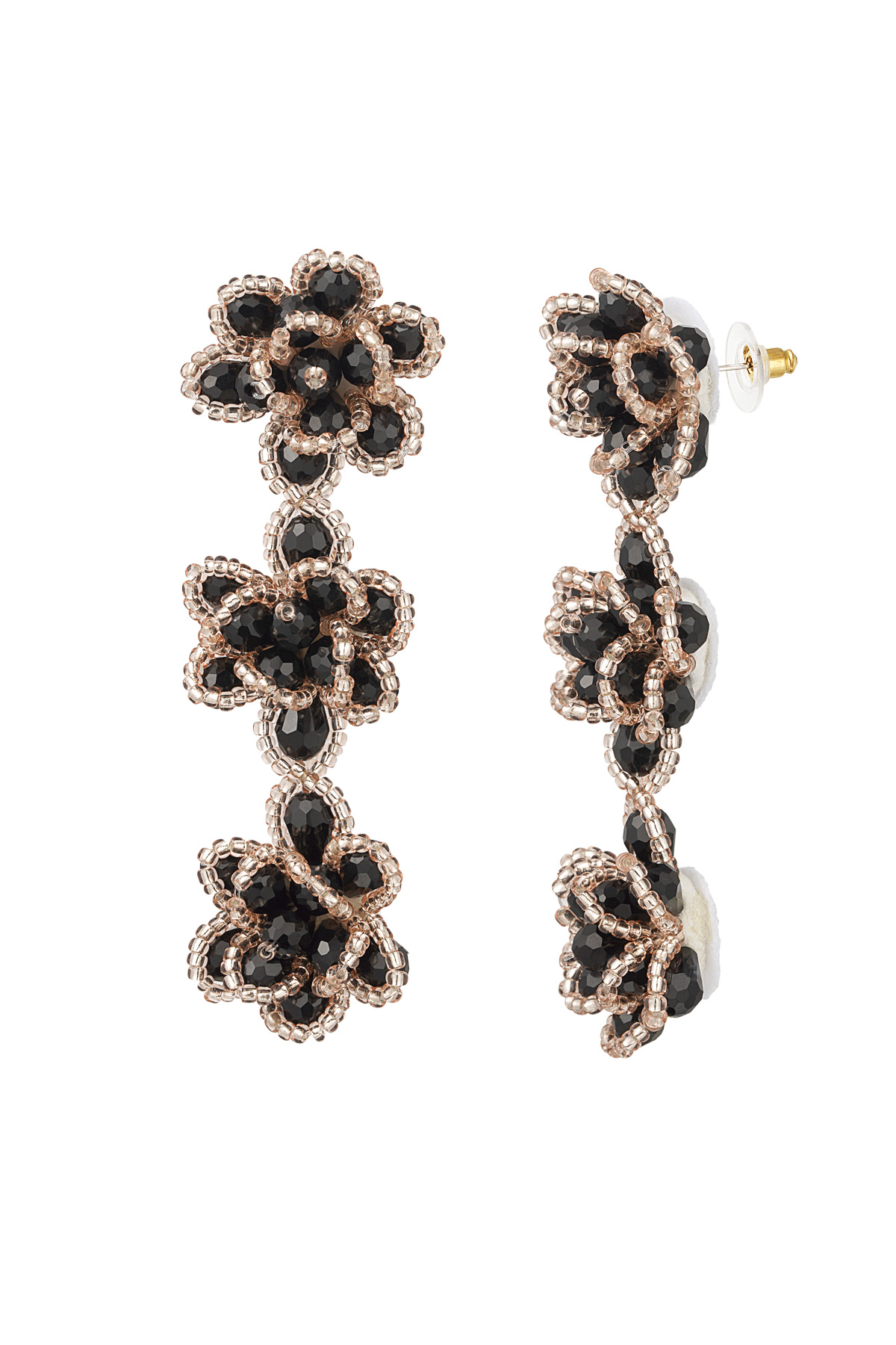 Boucles d'oreilles printanières Blossom - marron h5 