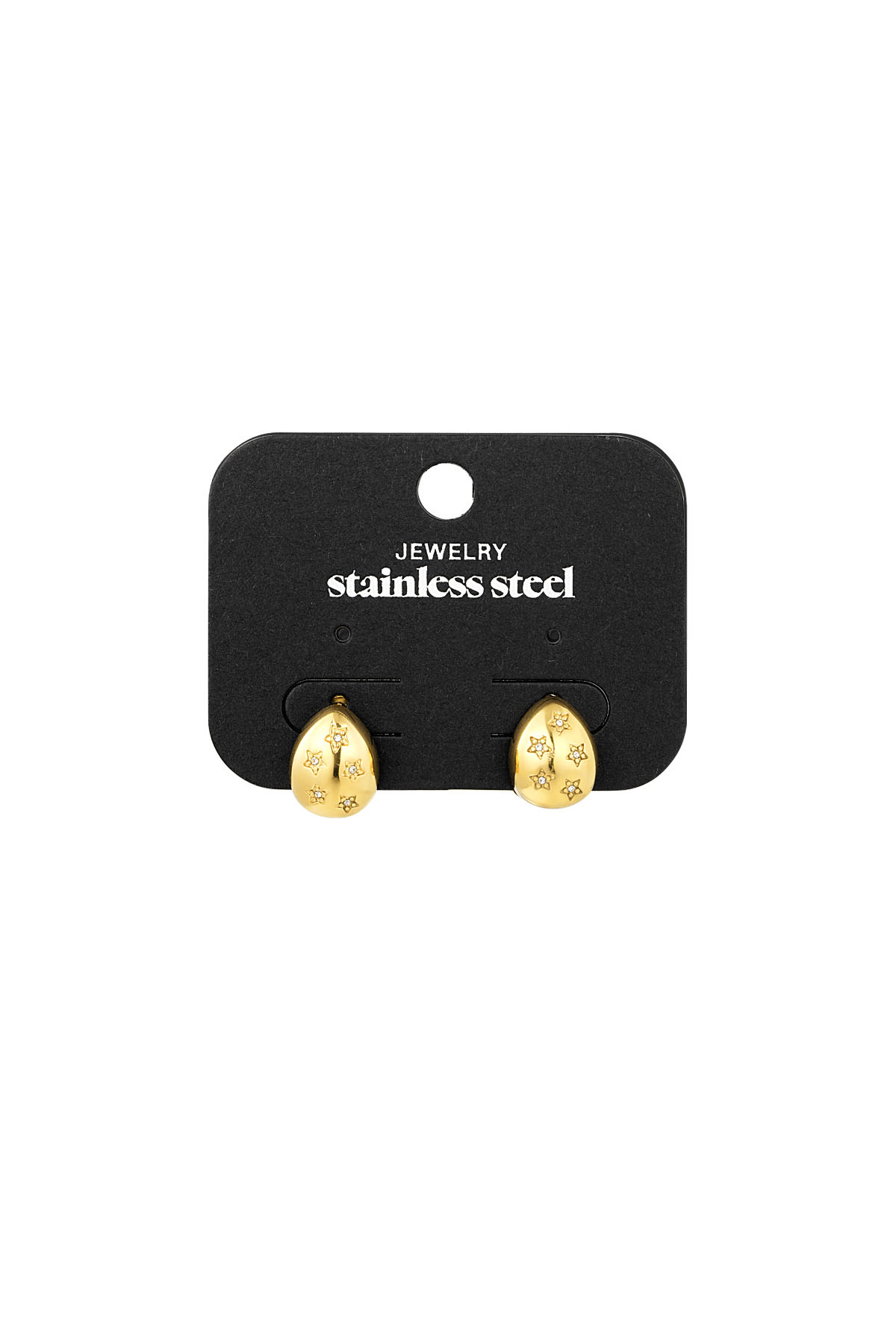 Earrings star babe - gold h5 Picture3