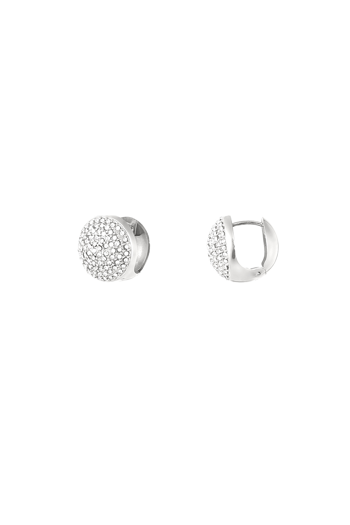 Les boucles d'oreilles brillent au quotidien - argent h5 