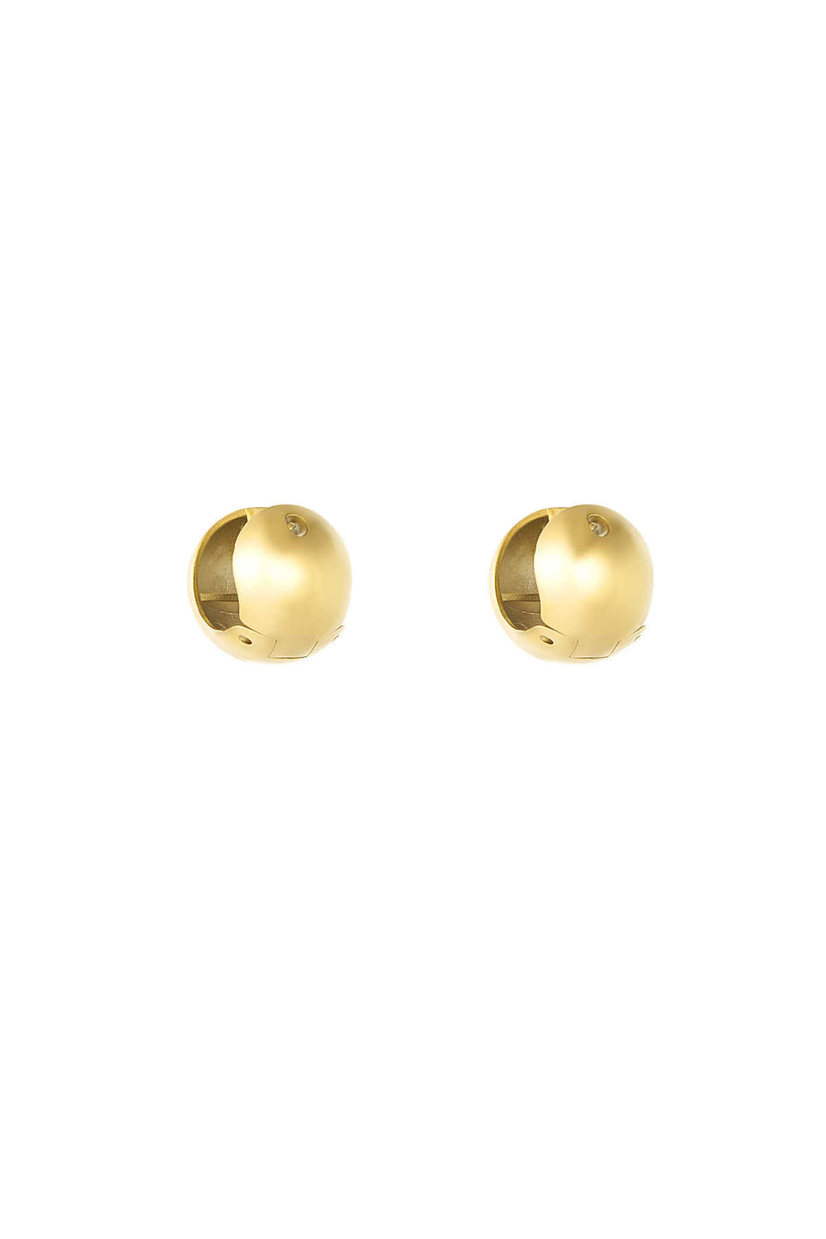 Les boucles d'oreilles brillent au quotidien - or h5 Image3