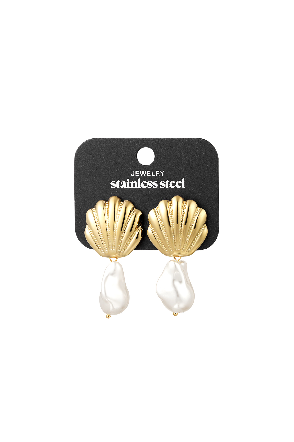 Beach Treasure oorbellen - goud Afbeelding3