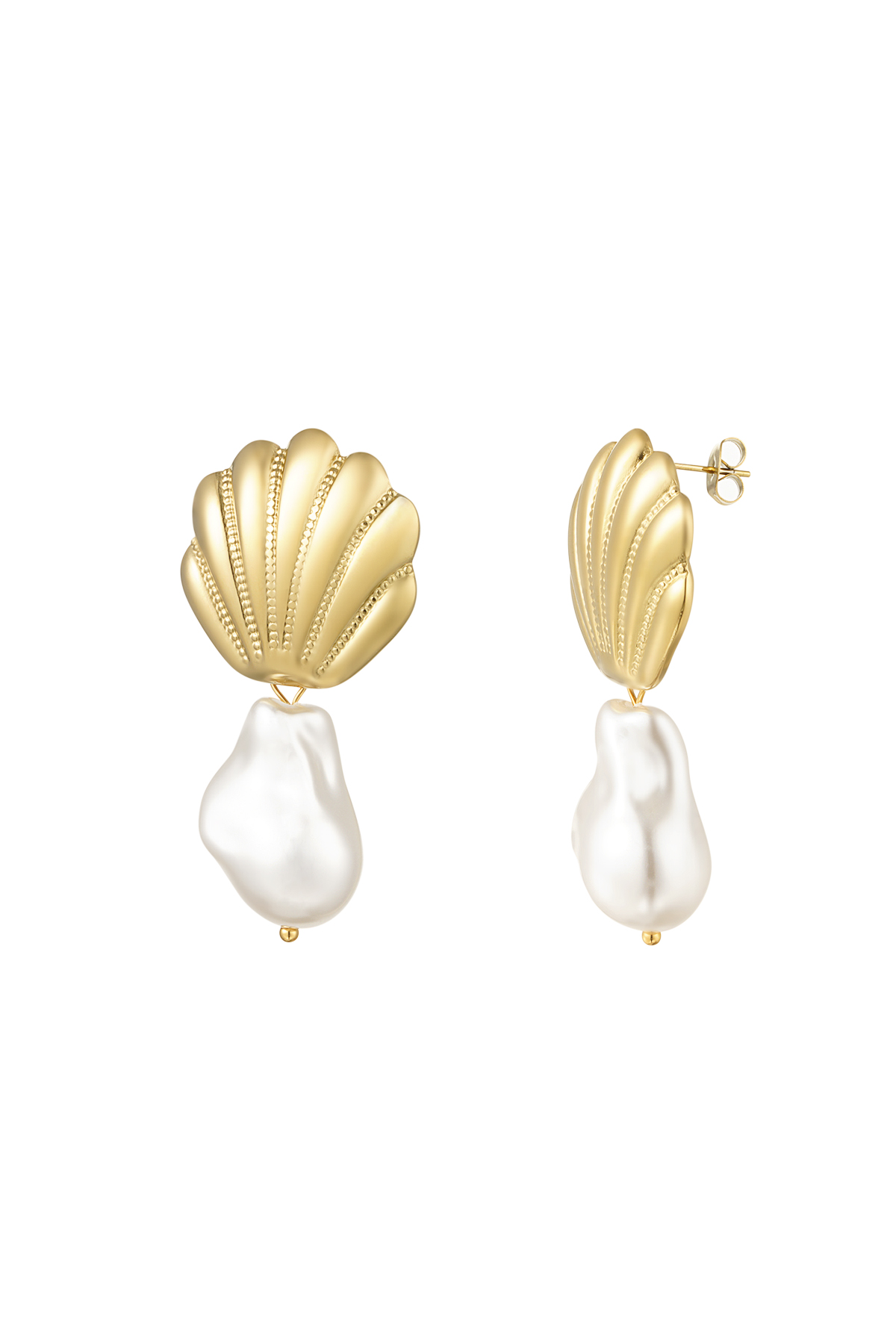 Beach Treasure earrings - gold h5 