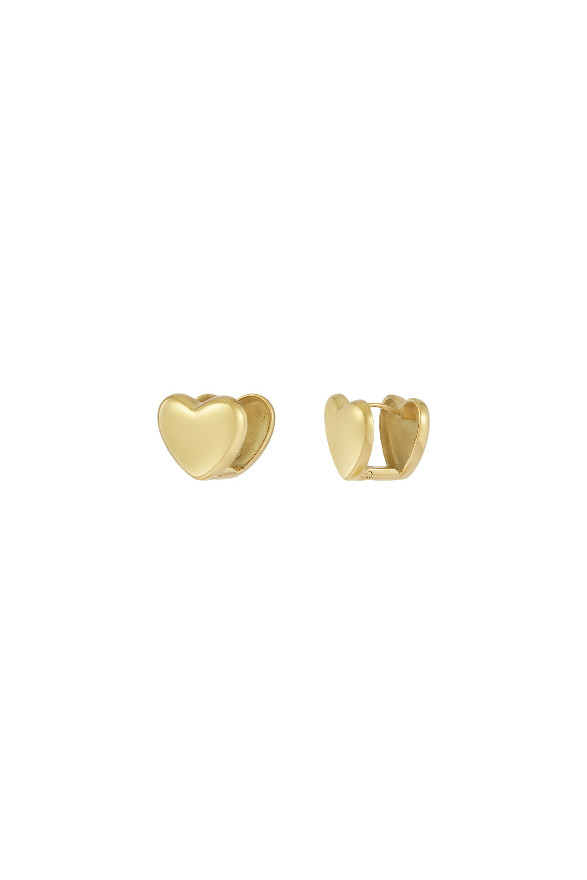 Little Hearts stud earrings - gold h5 