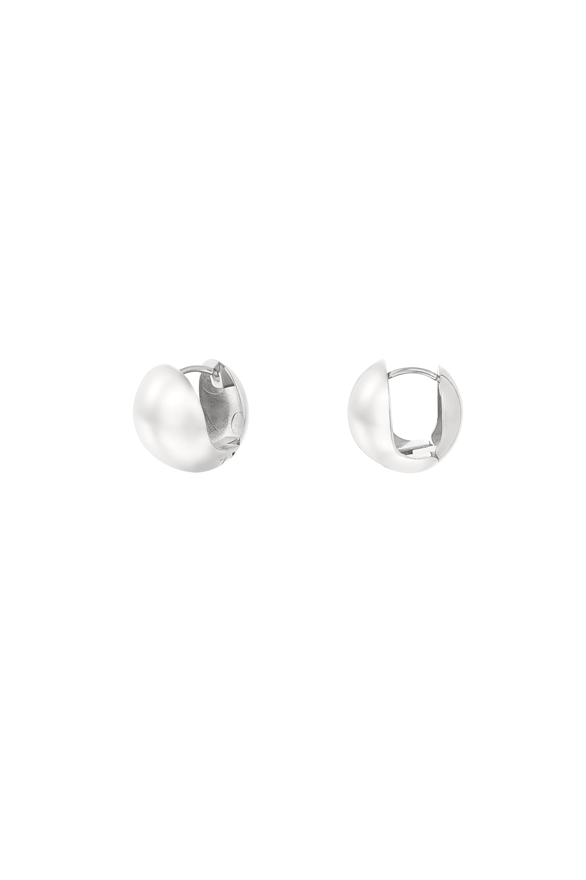 Earrings basic babe - silver h5 