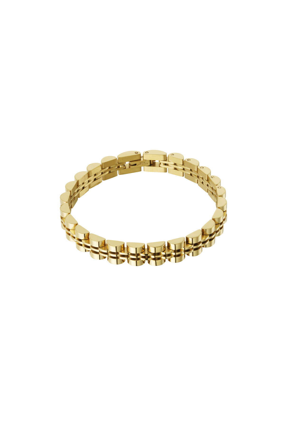 Bracciale a maglie cool - oro h5 