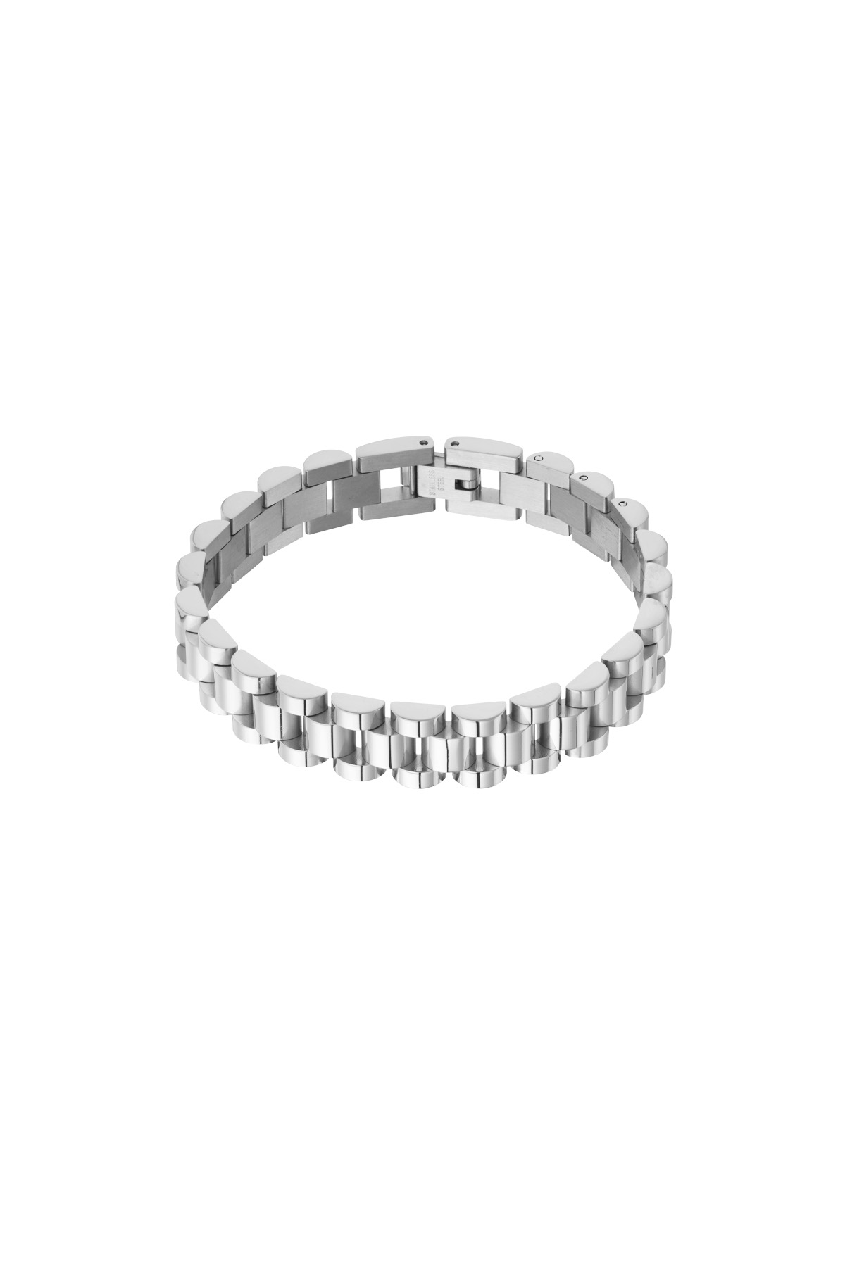 Bracelet à maillons classique - argent h5 