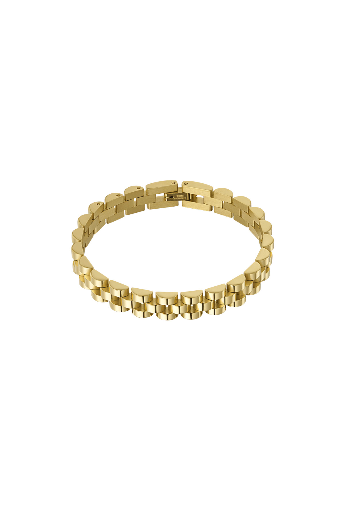 Bracciale a maglie di classe - oro h5 